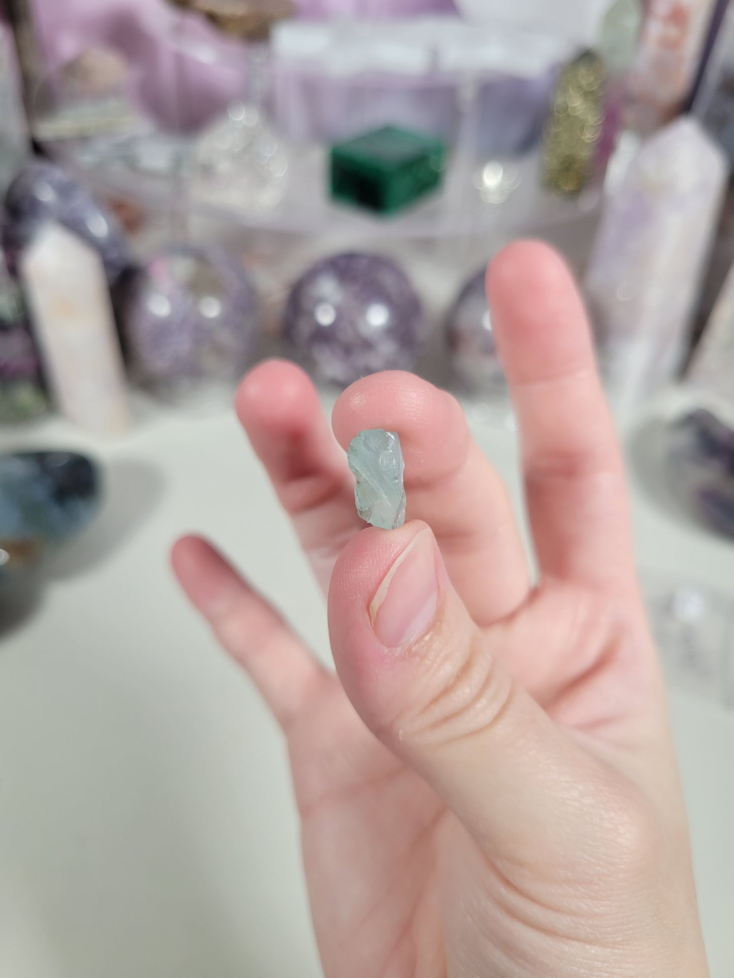 Raw Aquamarine Crystal Specimen 10AQ