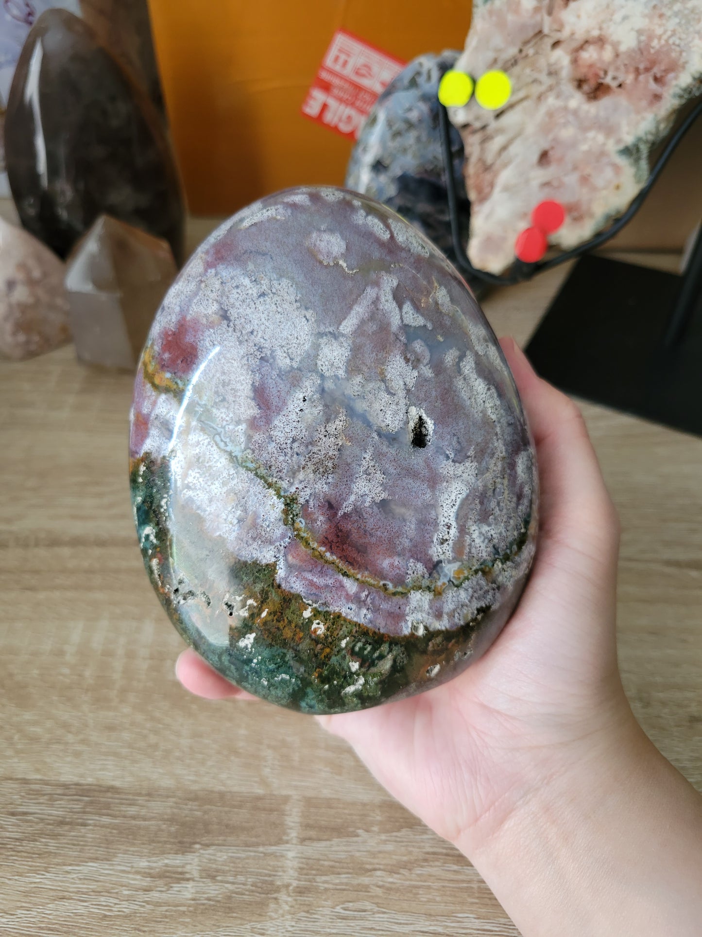 Beautiful Pink Cosmic Ocean Jasper OJ Freeform 194OK