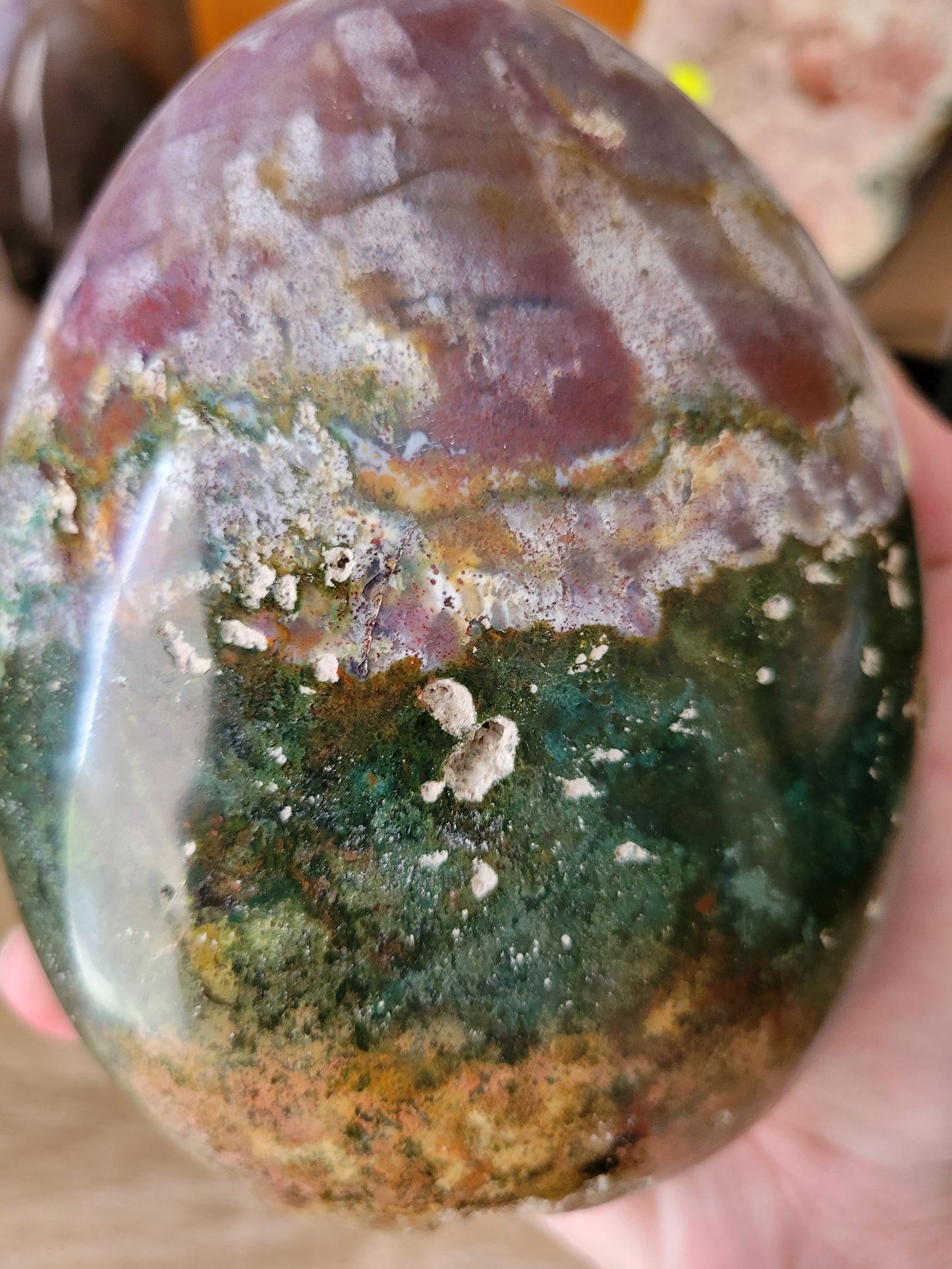 Beautiful Pink Cosmic Ocean Jasper OJ Freeform 194OK