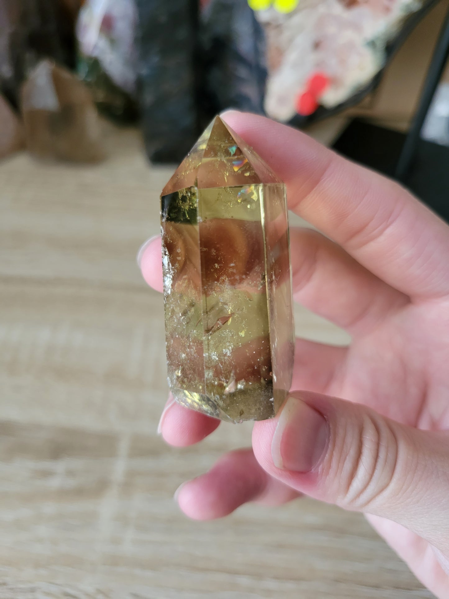 Small Chunky Citrine Point 10CI