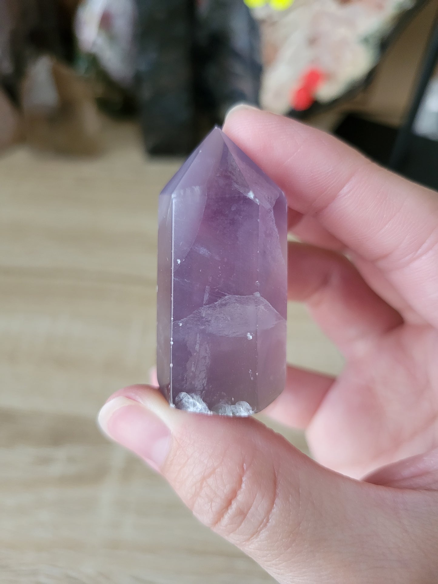 Small Purple Fluorite Point 5L