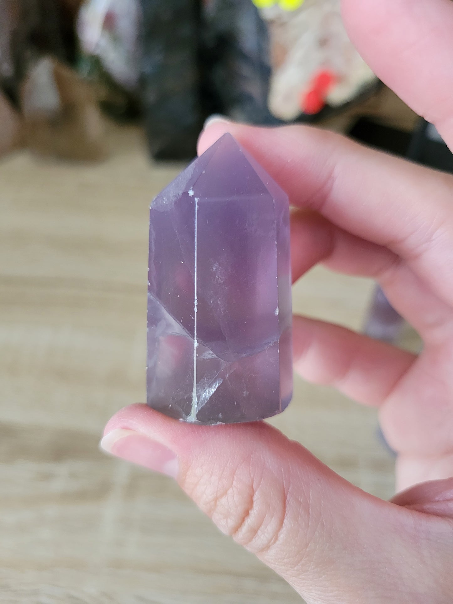 Small Purple Fluorite Point 5L