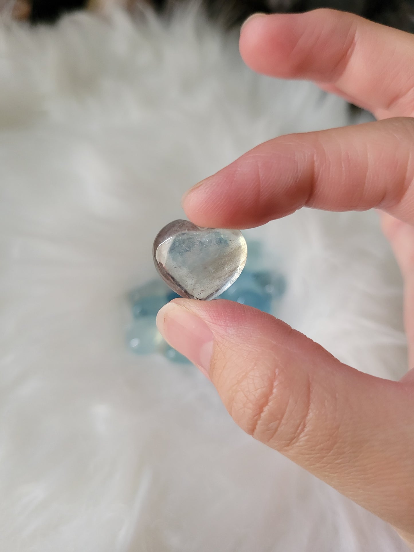 Cute Mini Aquamarine Hearts