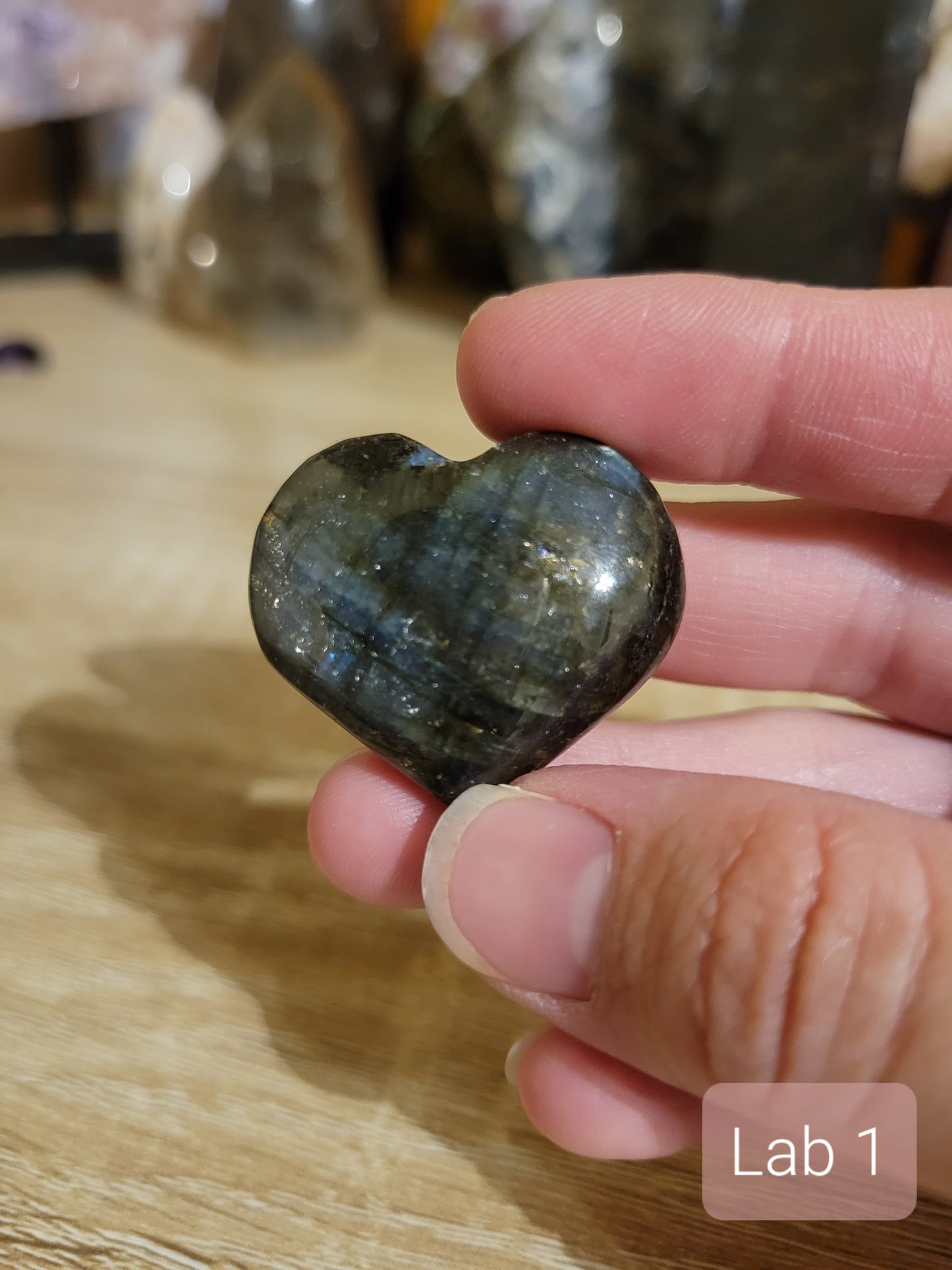 Small Labradorite Heart Carvings (many to choose from individually!)