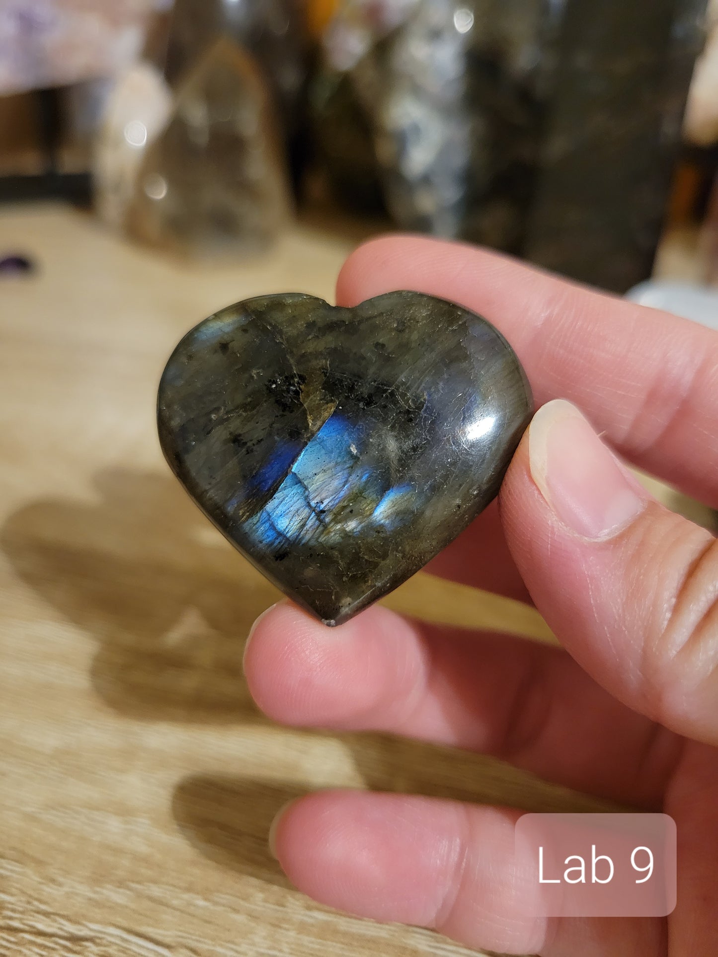 Small Labradorite Heart Carvings (many to choose from individually!)