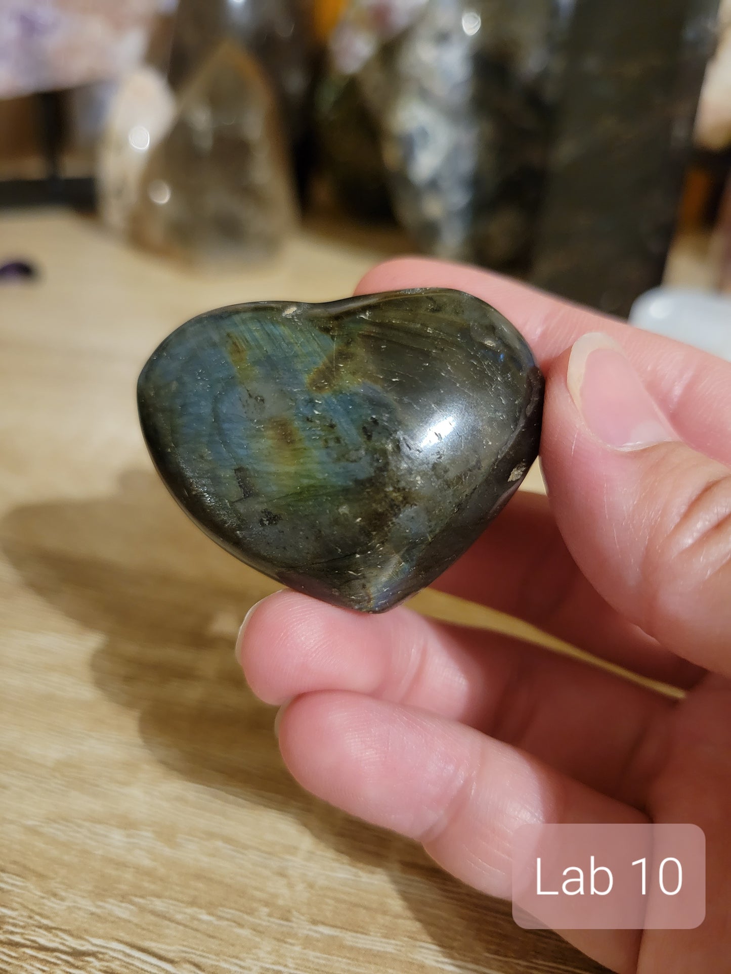 Small Labradorite Heart Carvings (many to choose from individually!)