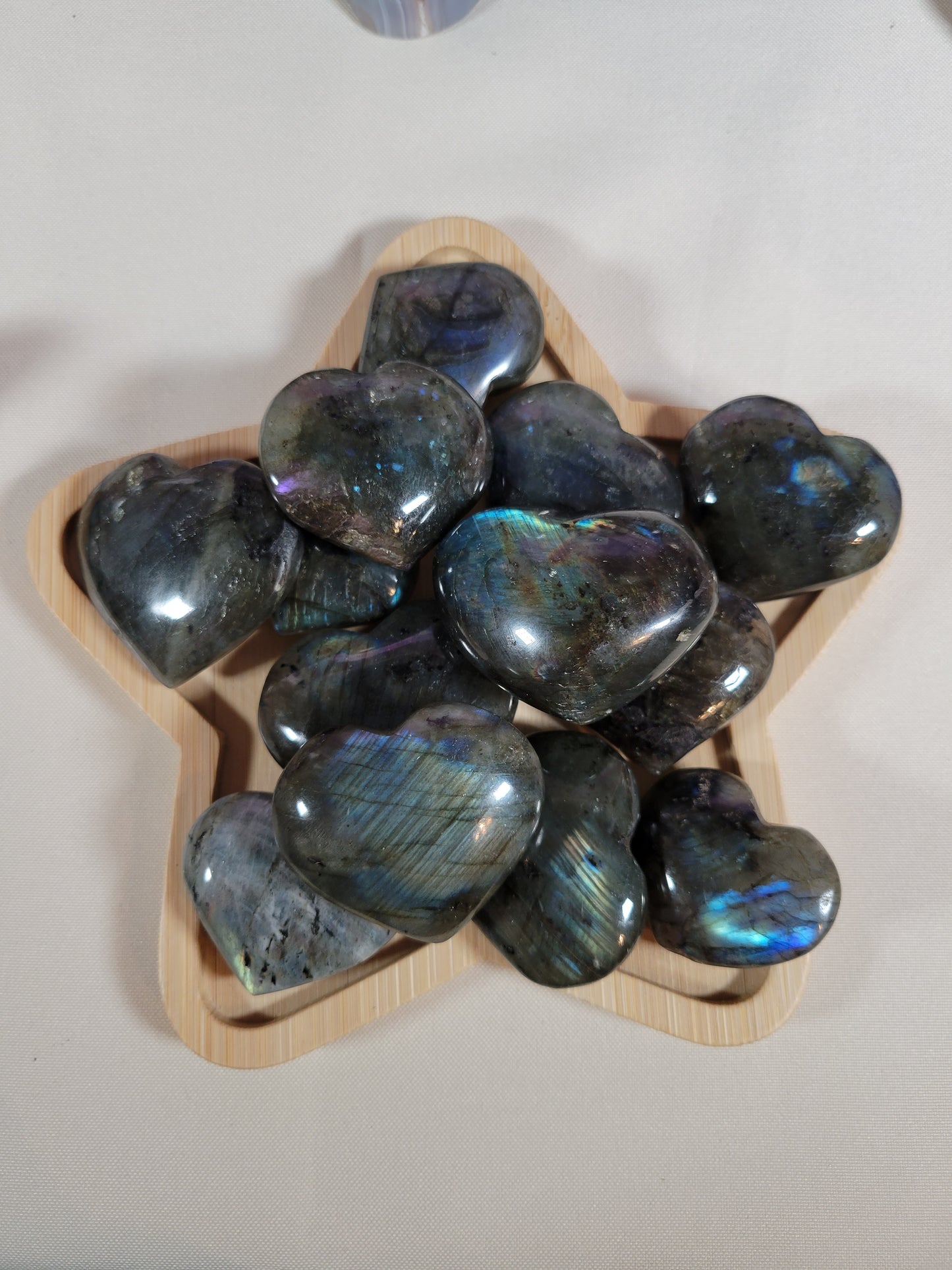 Small Labradorite Heart Carvings (many to choose from individually!)