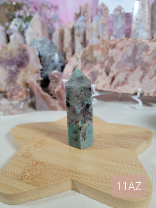 Small Smoky Amazonite Point 11AZ