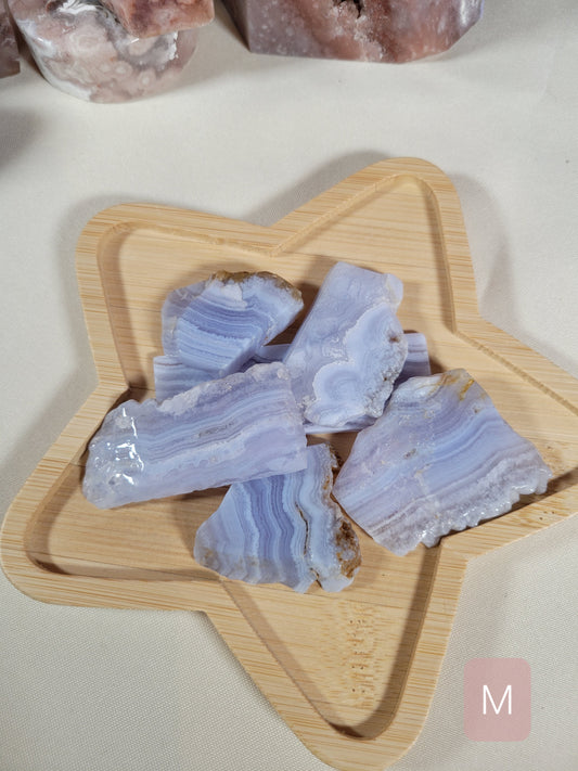 Medium Blue Lace Agate Slab Pieces