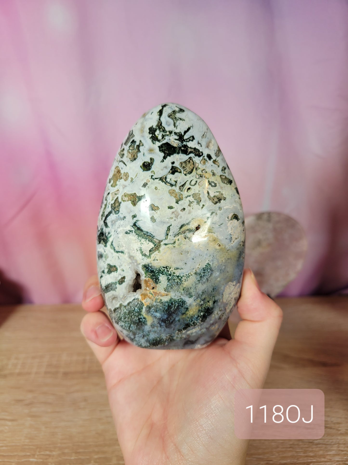 Druzy Light Cosmic Ocean Jasper OJ Freeform 118OJ