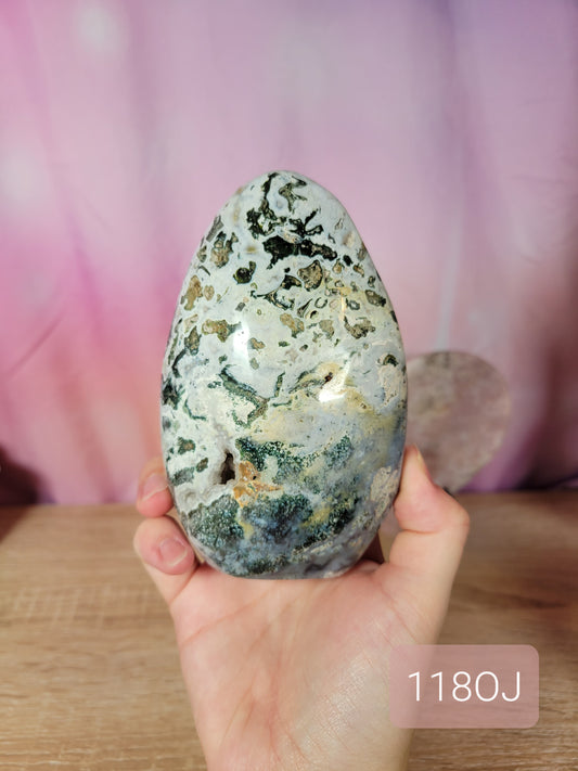 Druzy Light Cosmic Ocean Jasper OJ Freeform 118OJ