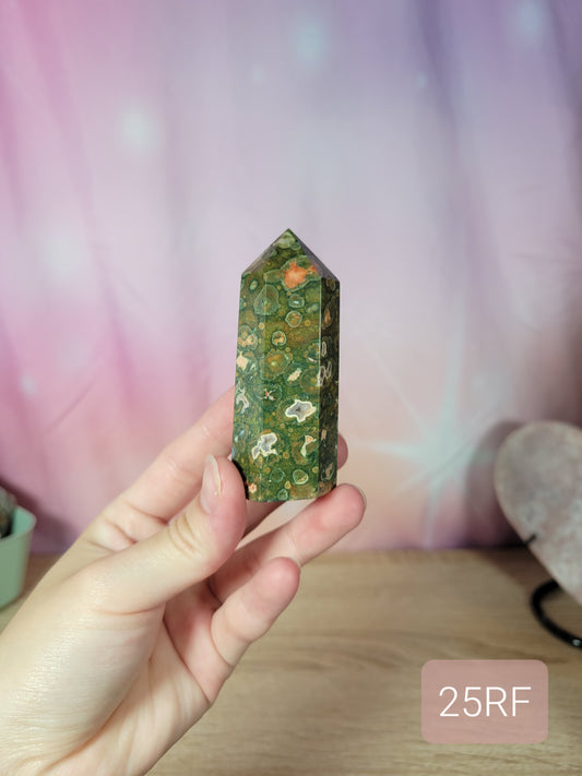 Colorful Rainforest Jasper Point 25RF