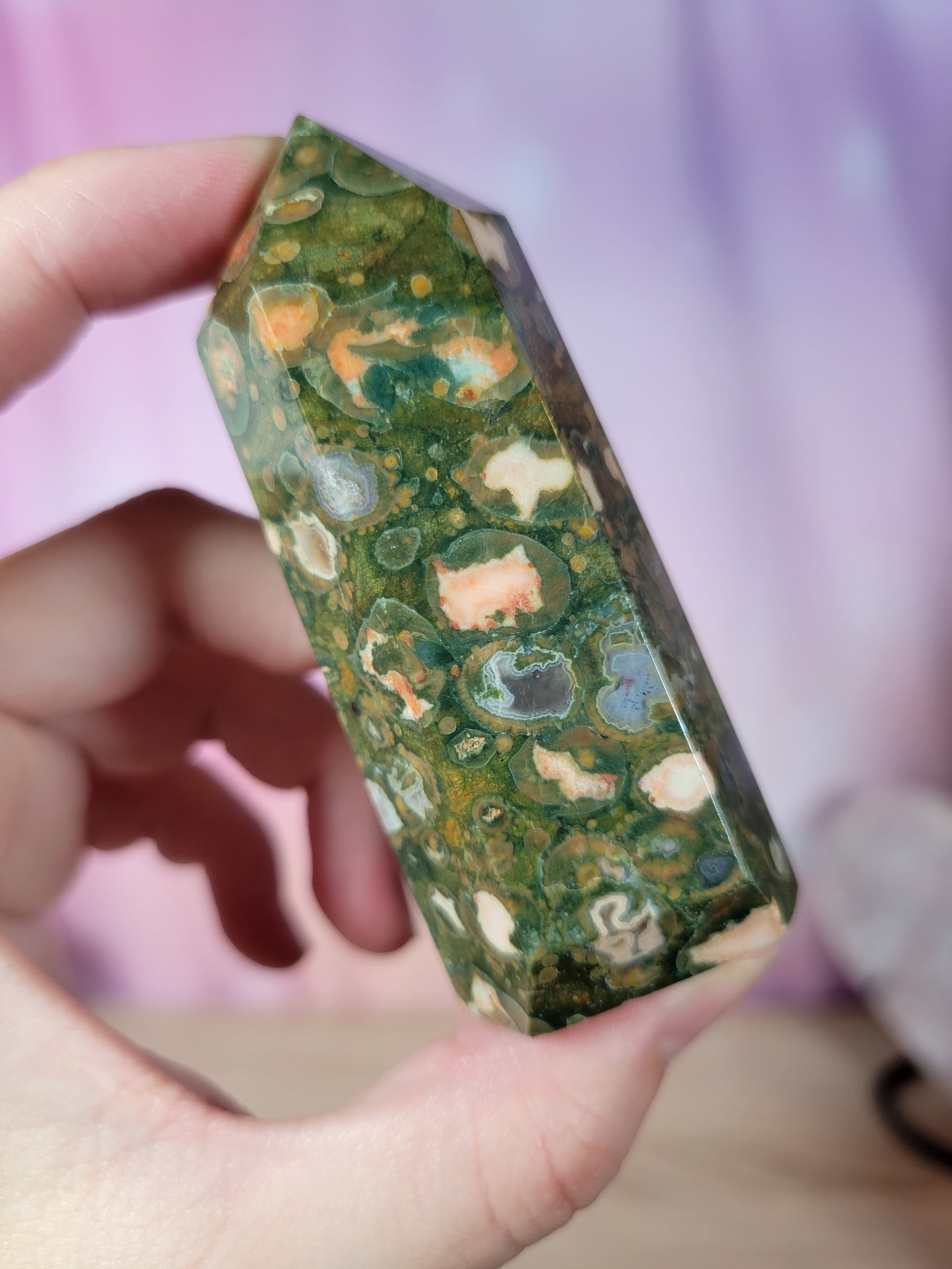 Colorful Rainforest Jasper Point 25RF