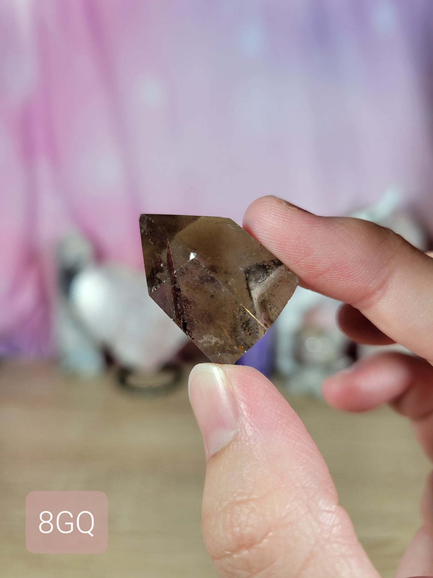 Mini Smoky Garden Quartz Point 8GQ