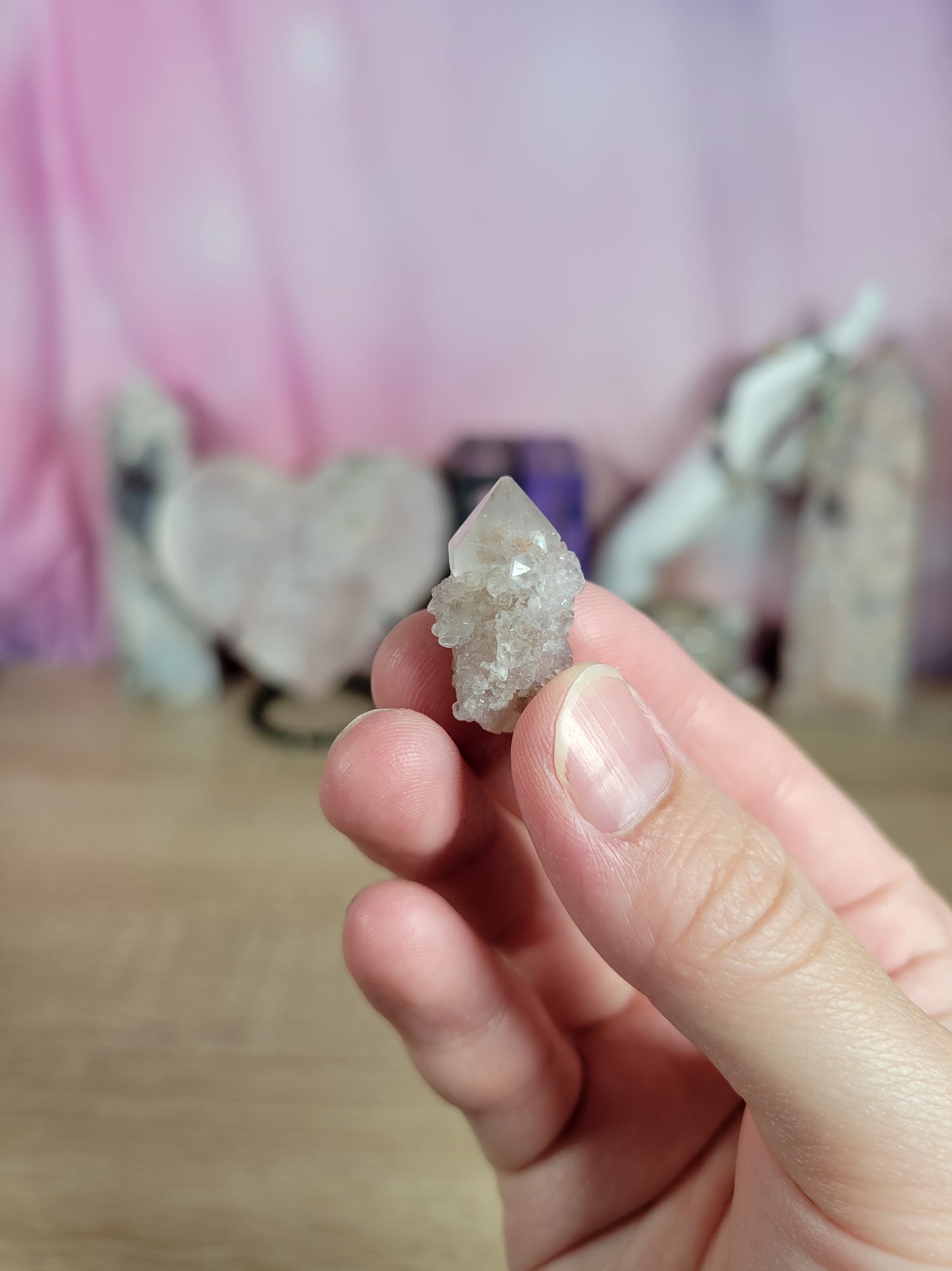 Mini Spirit Quartz Raw Crystal Pieces (many to choose from)