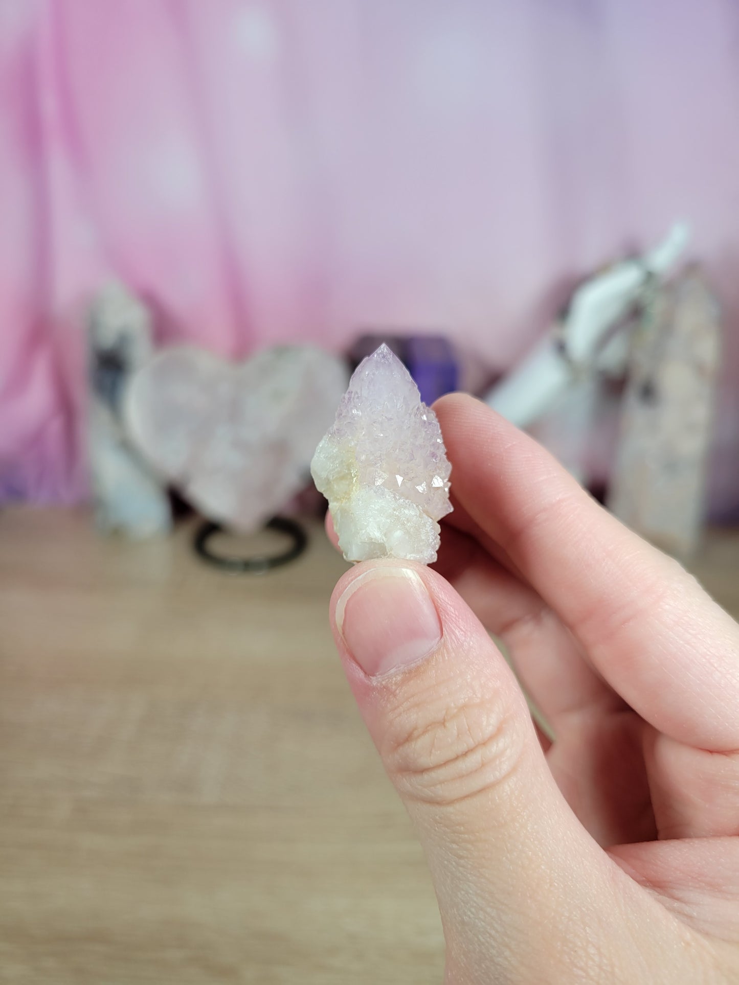 Raw Spirit Quartz Crystal Pieces (many to choose from)