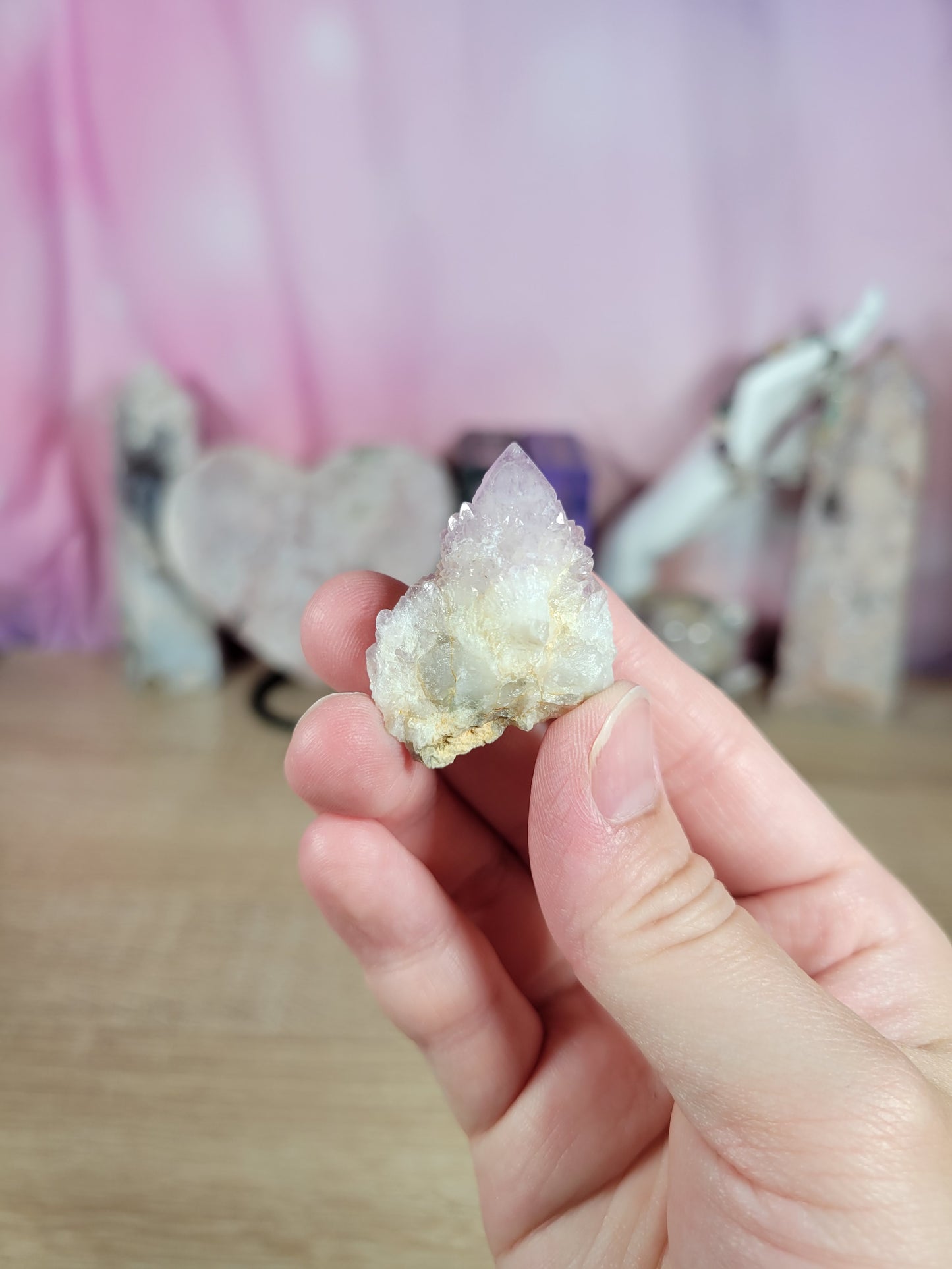 Raw Spirit Quartz Crystal Pieces (many to choose from)