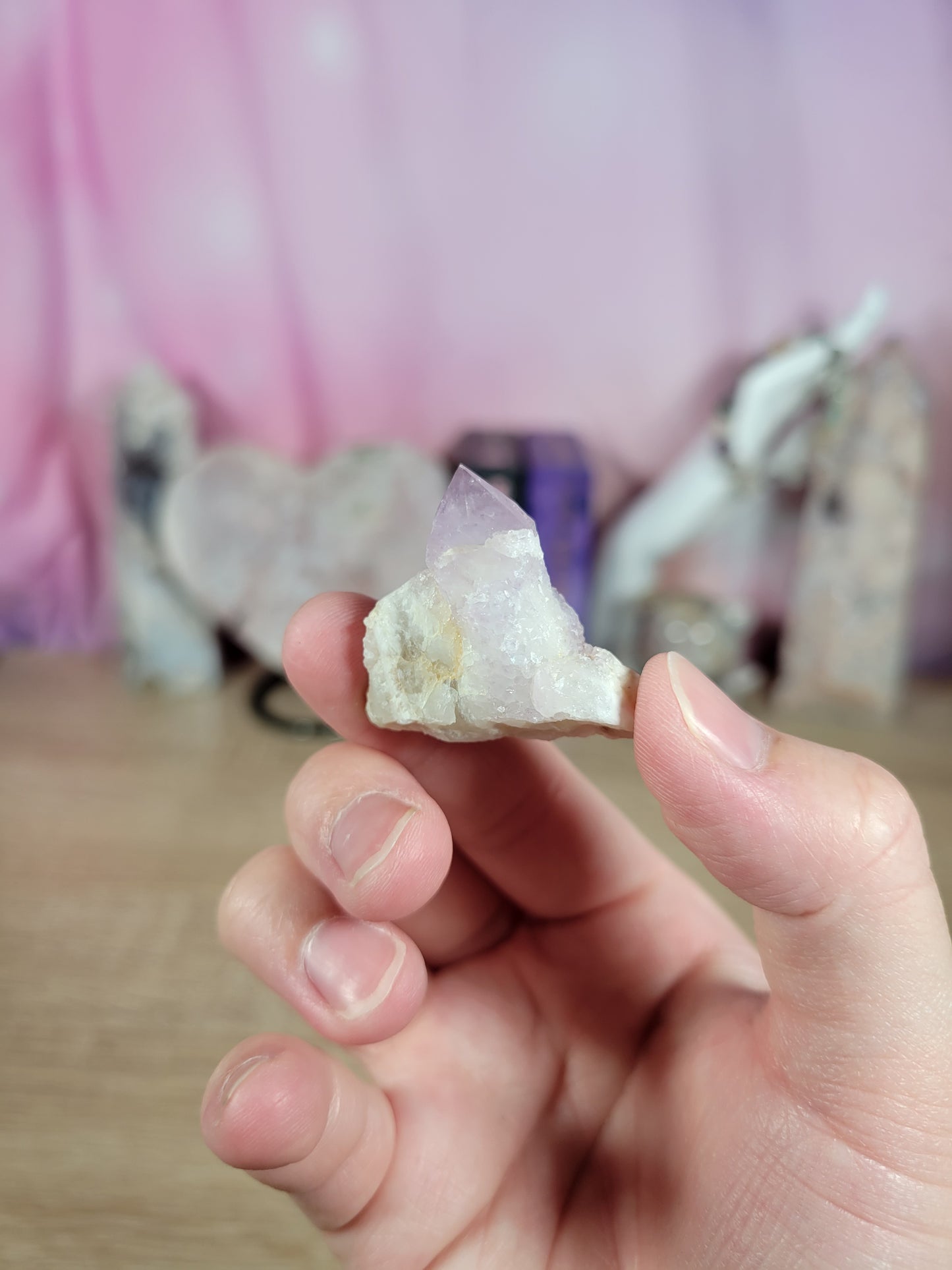 Raw Spirit Quartz Crystal Pieces (many to choose from)