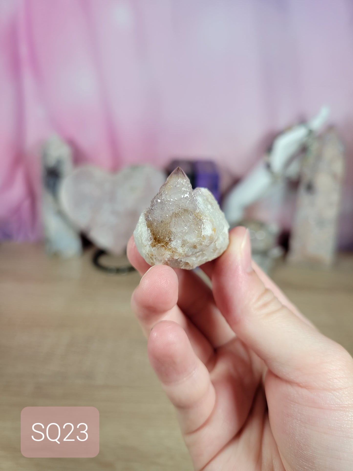 Raw Spirit Quartz Crystal Pieces (many to choose from)