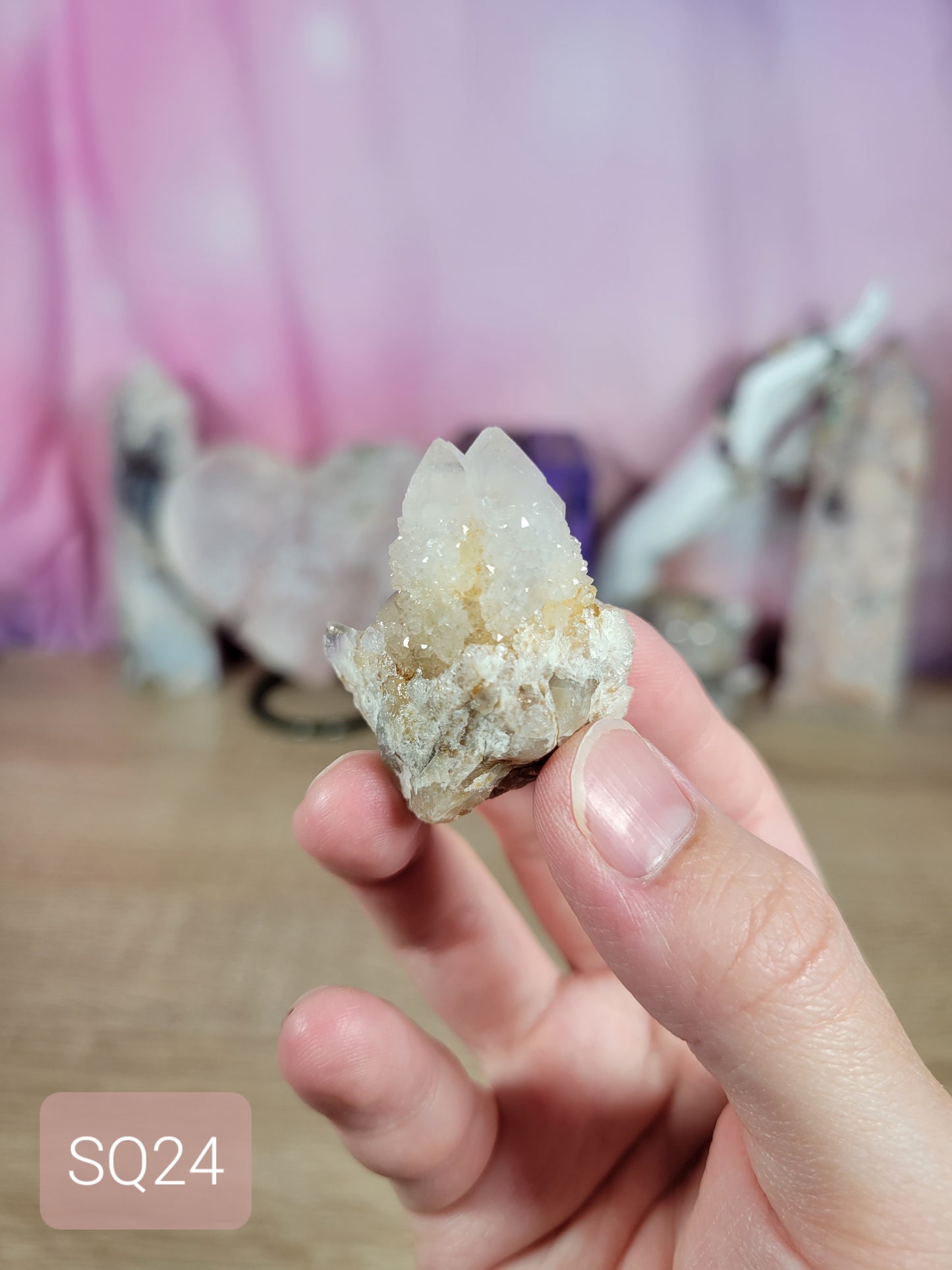 Raw Spirit Quartz Crystal Pieces (many to choose from)