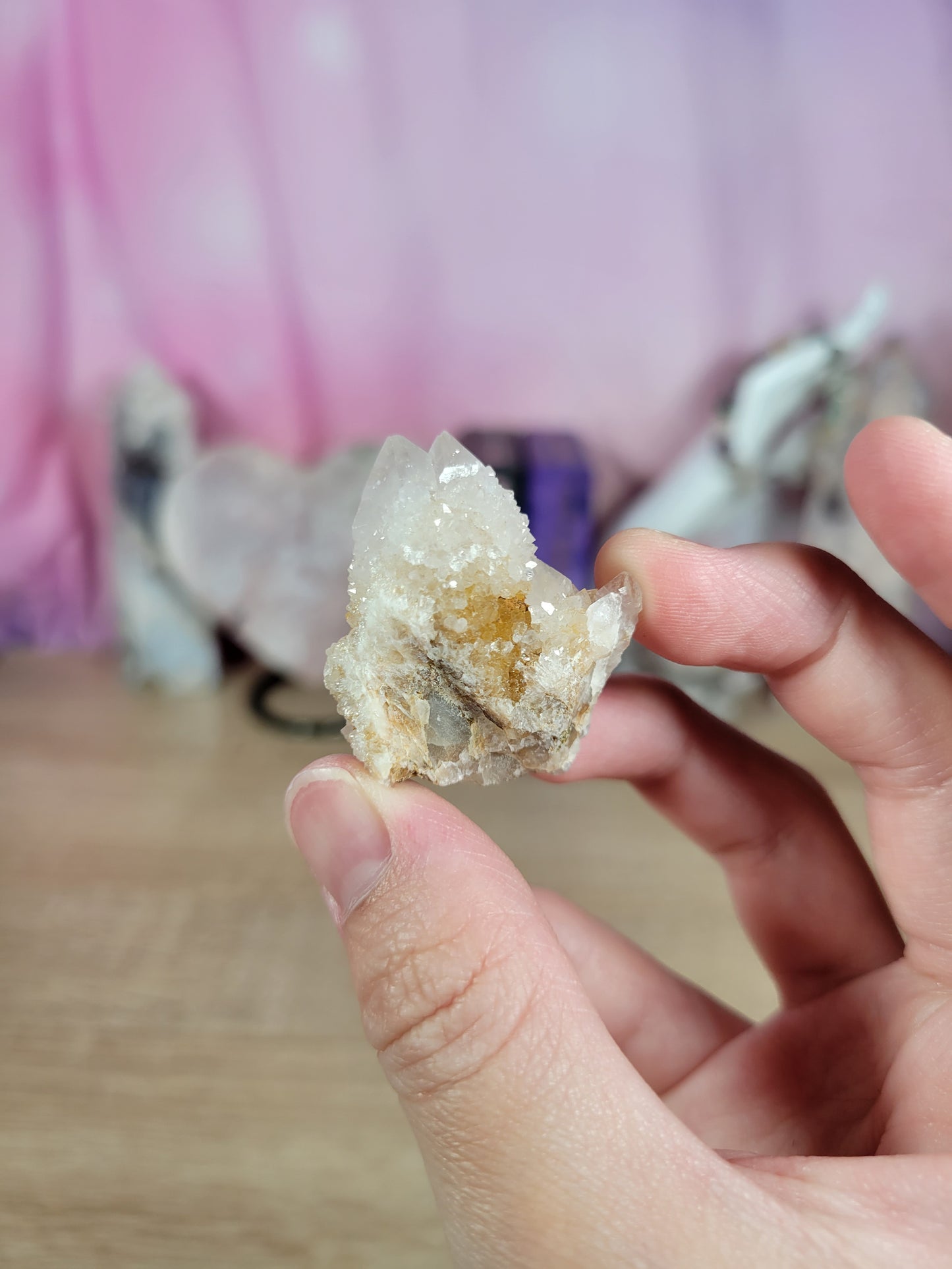 Raw Spirit Quartz Crystal Pieces (many to choose from)