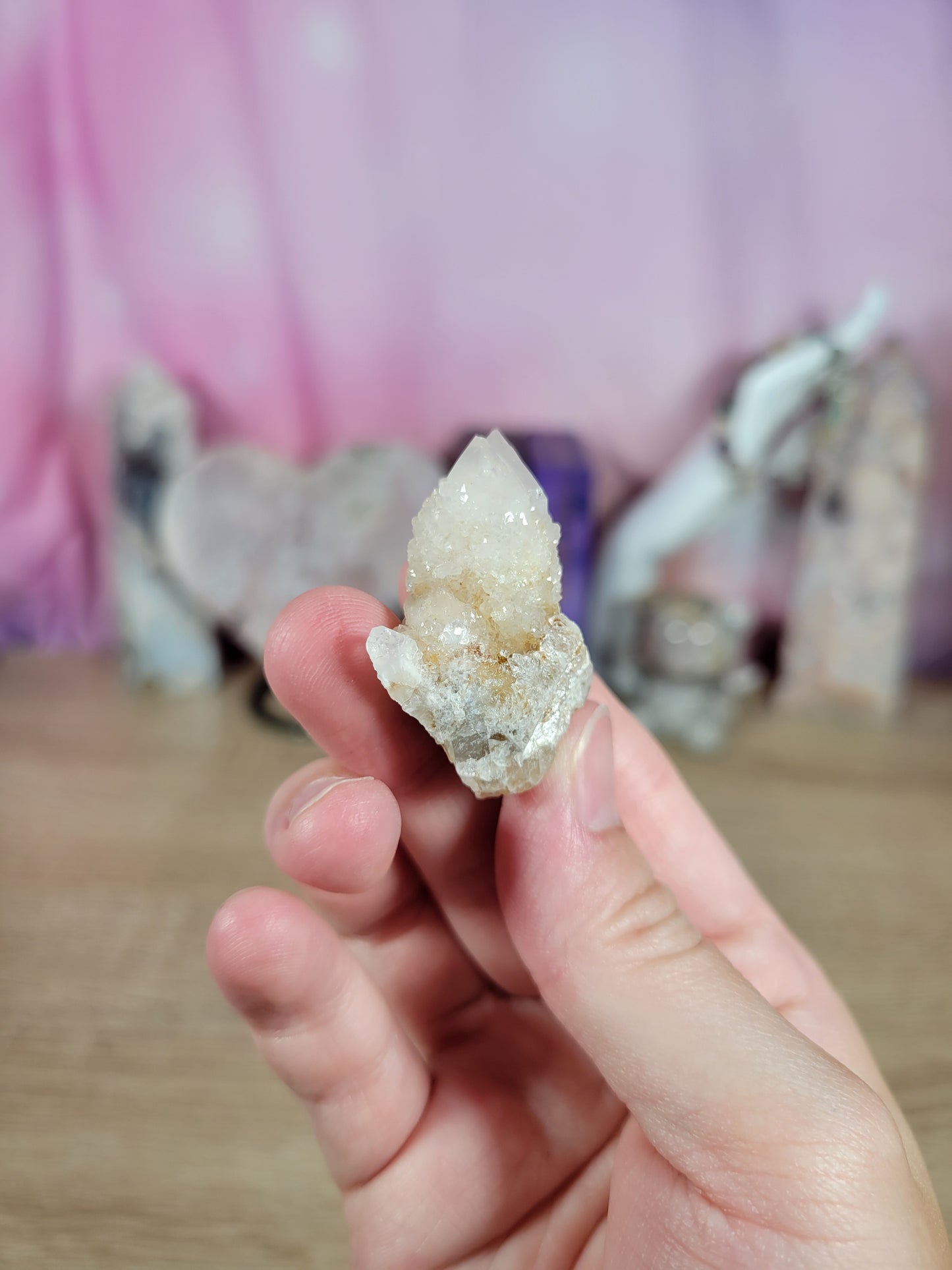 Raw Spirit Quartz Crystal Pieces (many to choose from)