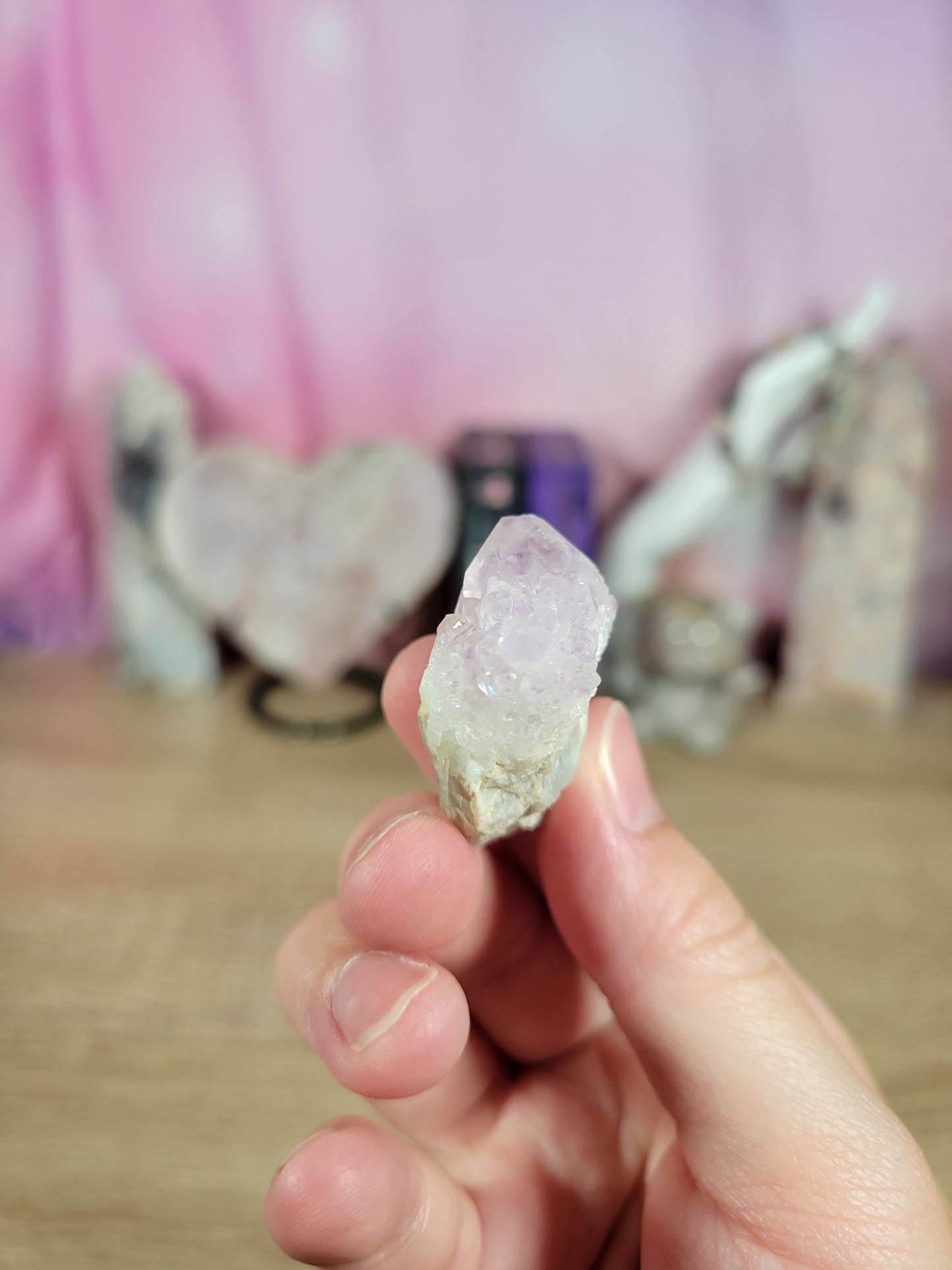 Raw Spirit Quartz Crystal Pieces (many to choose from)