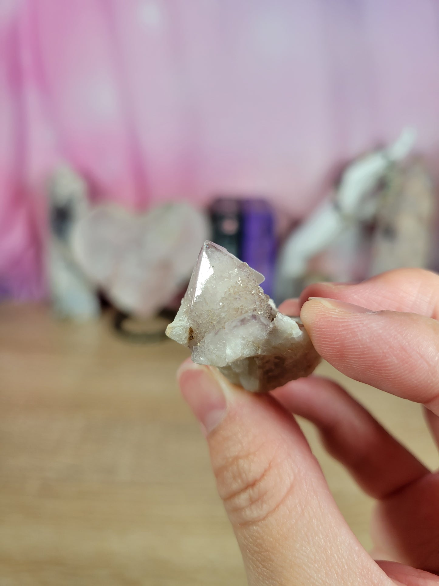 Raw Spirit Quartz Crystal Pieces (many to choose from)