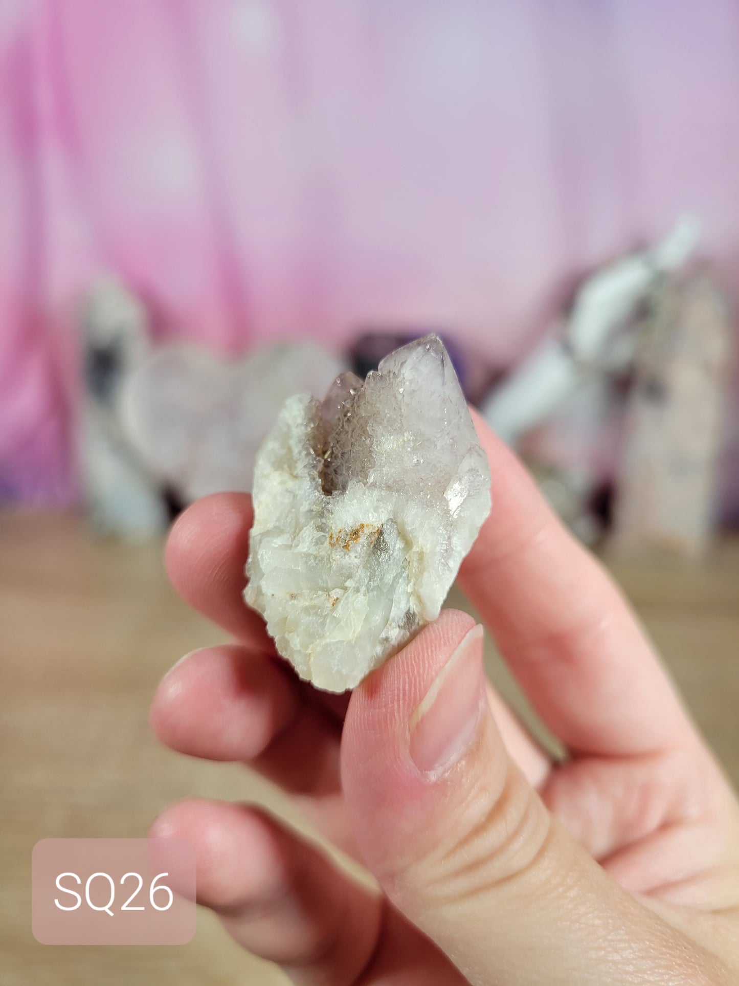 Raw Spirit Quartz Crystal Pieces (many to choose from)