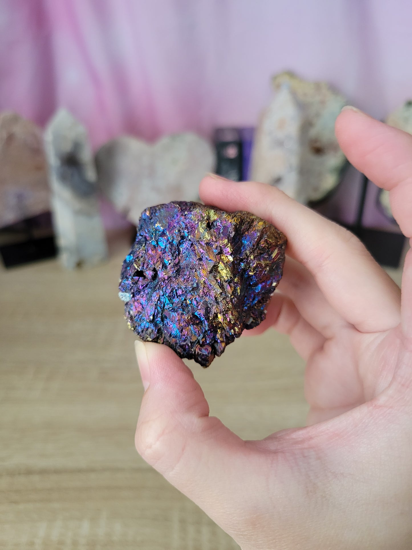 Colorful Peacock Ore Chalcopyrite Specimen 20PR