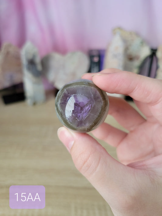 Unique Amethyst Agate Sphere 15AA