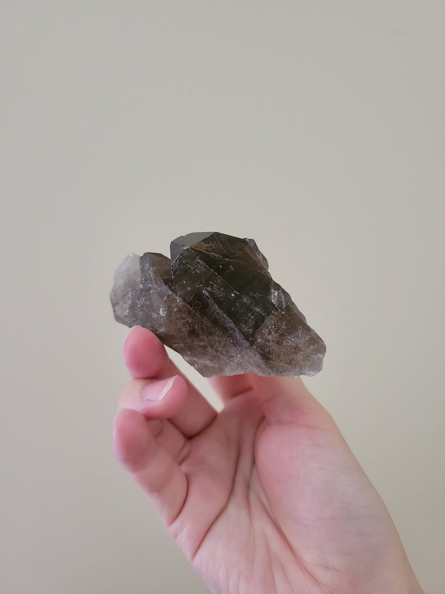 Grounding Smoky Quartz Cluster 15SC