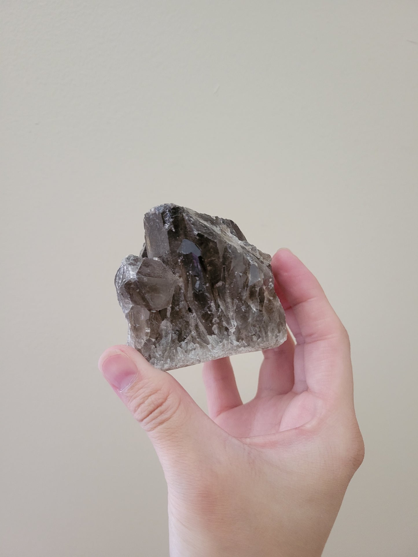 Grounding Smoky Quartz Cluster 15SC