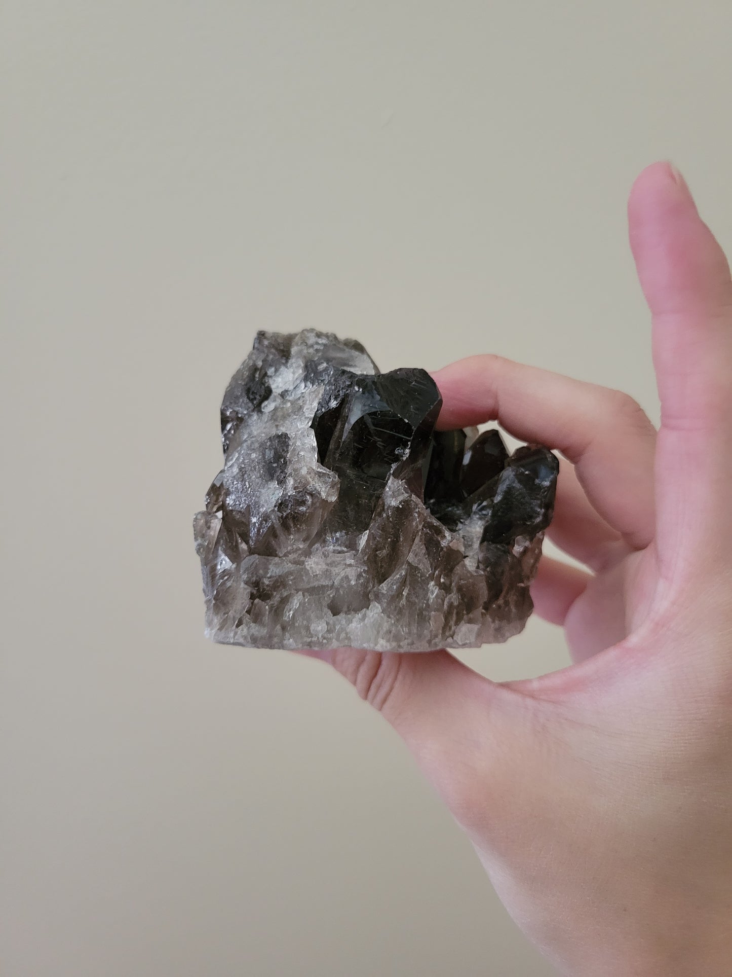 Beautiful Raw Smoky Quartz Cluster 28SC