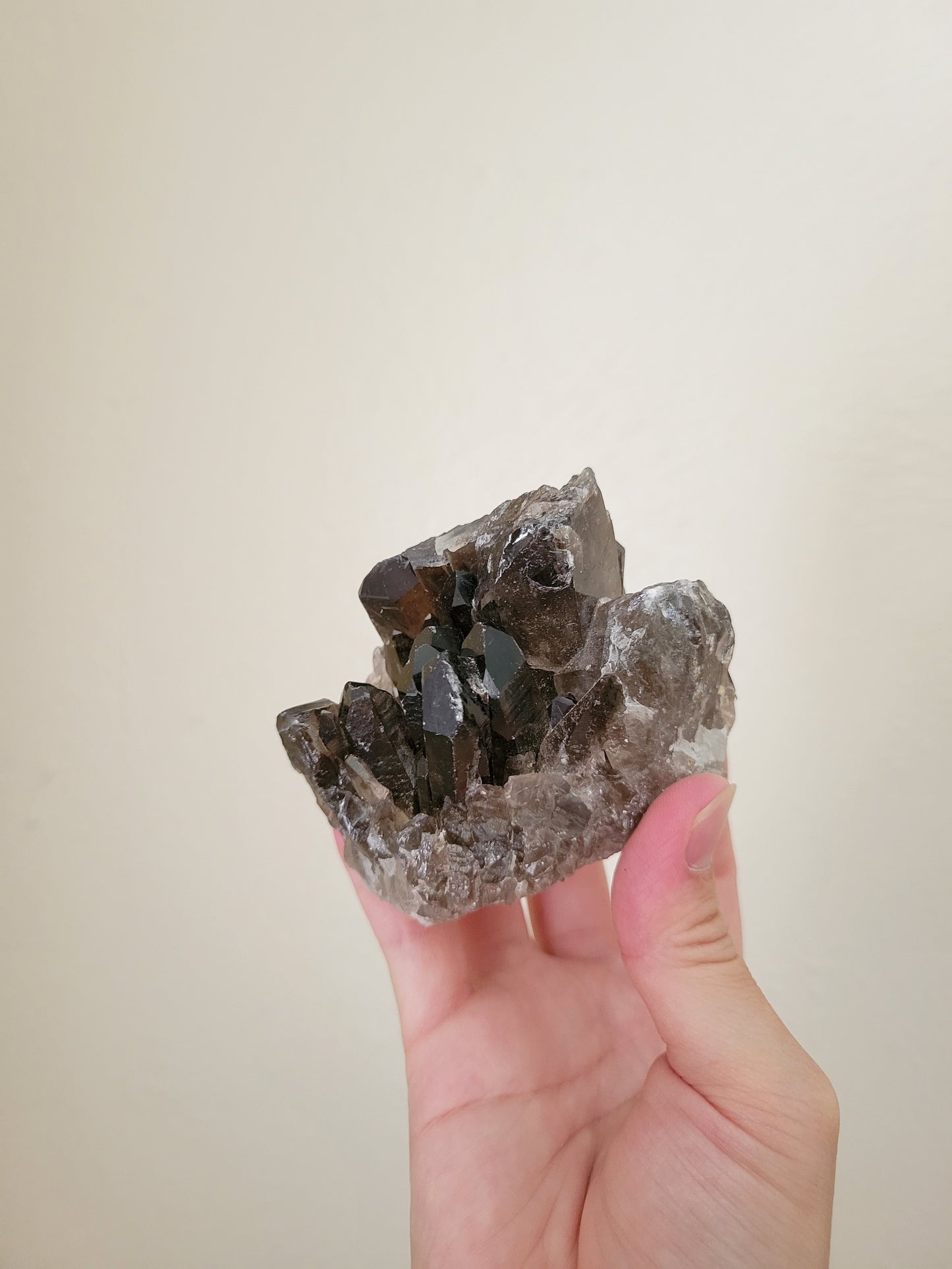 Beautiful Raw Smoky Quartz Cluster 28SC