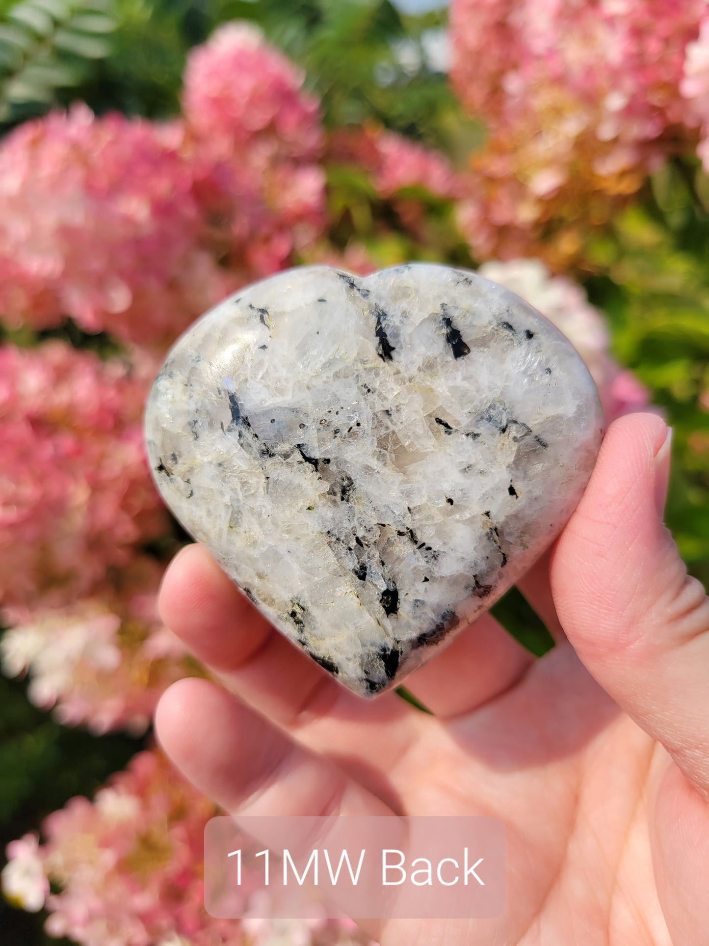 Rainbow Moonstone Heart Carving 11MW