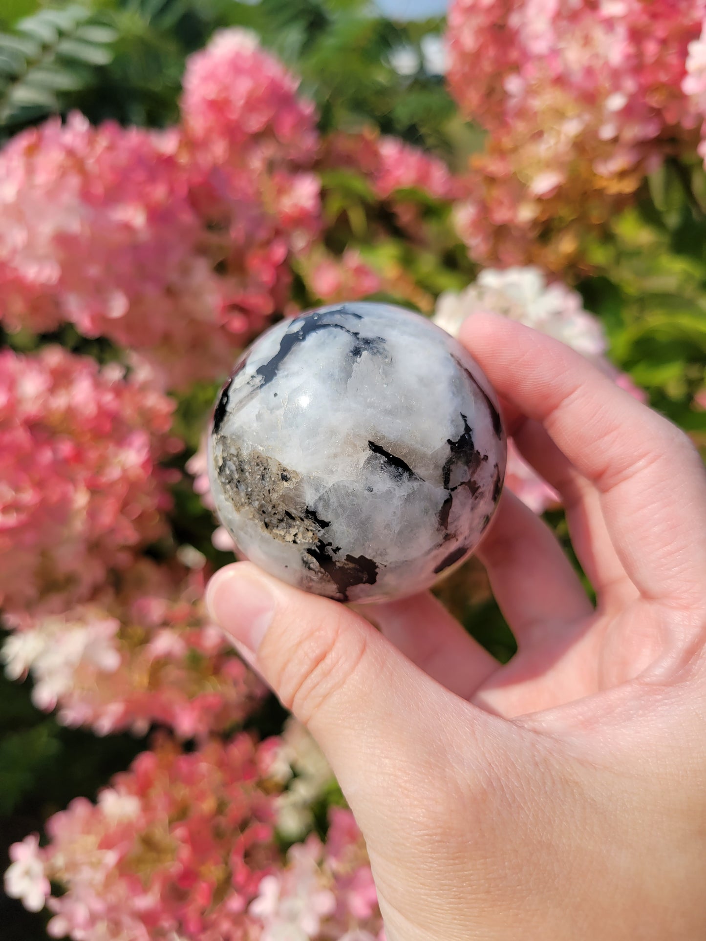 Rainbow Moonstone Sphere 25MM