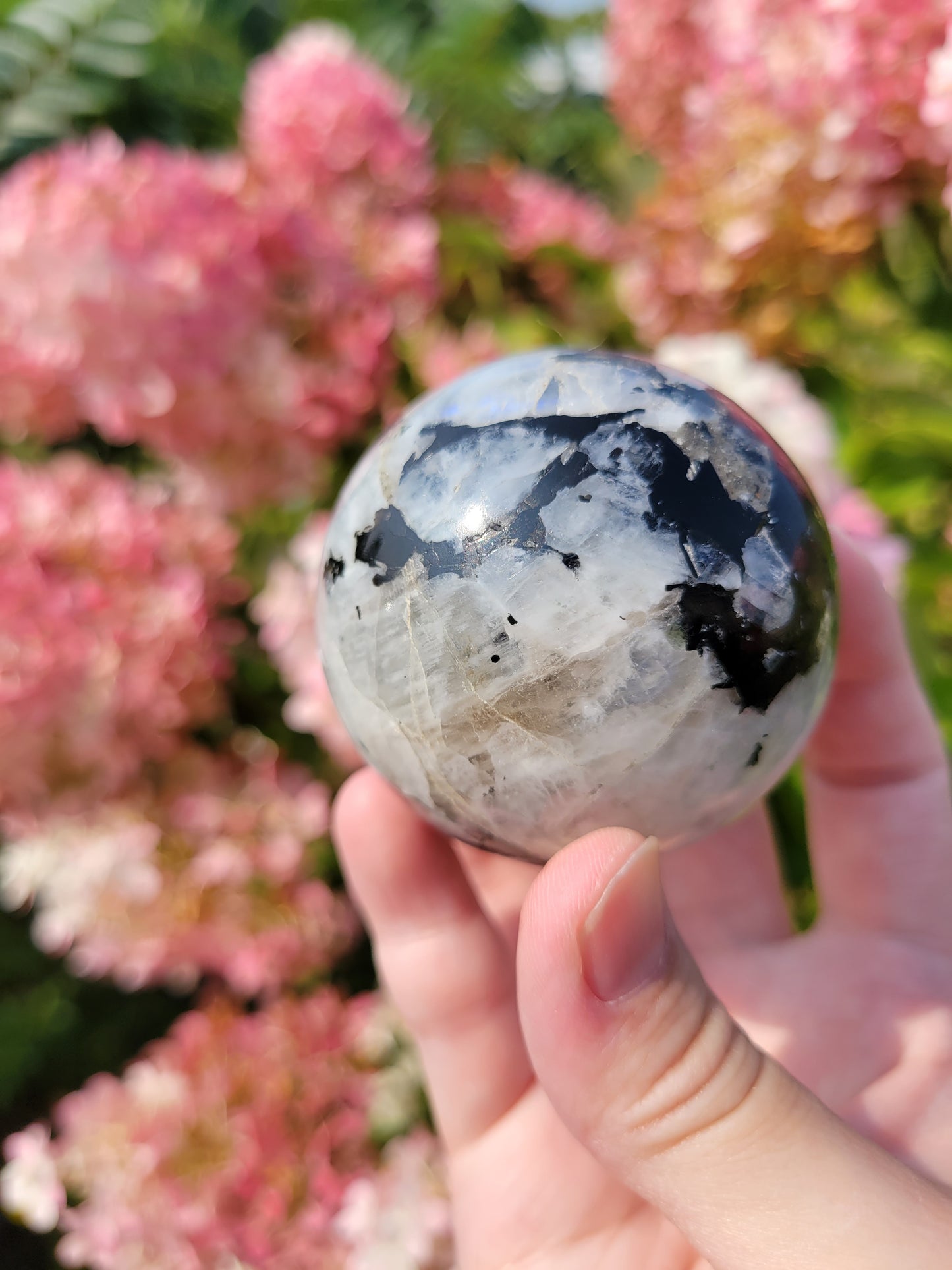 Rainbow Moonstone Sphere 25MM