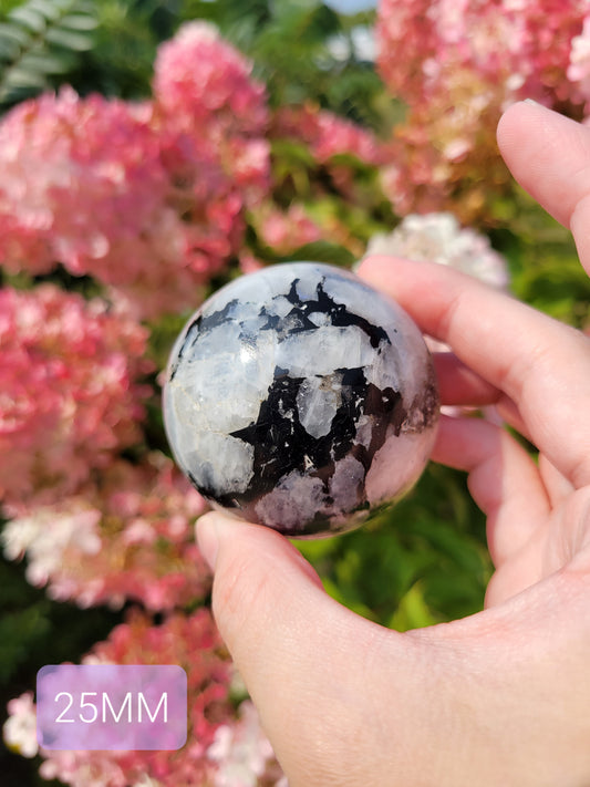 Rainbow Moonstone Sphere 25MM