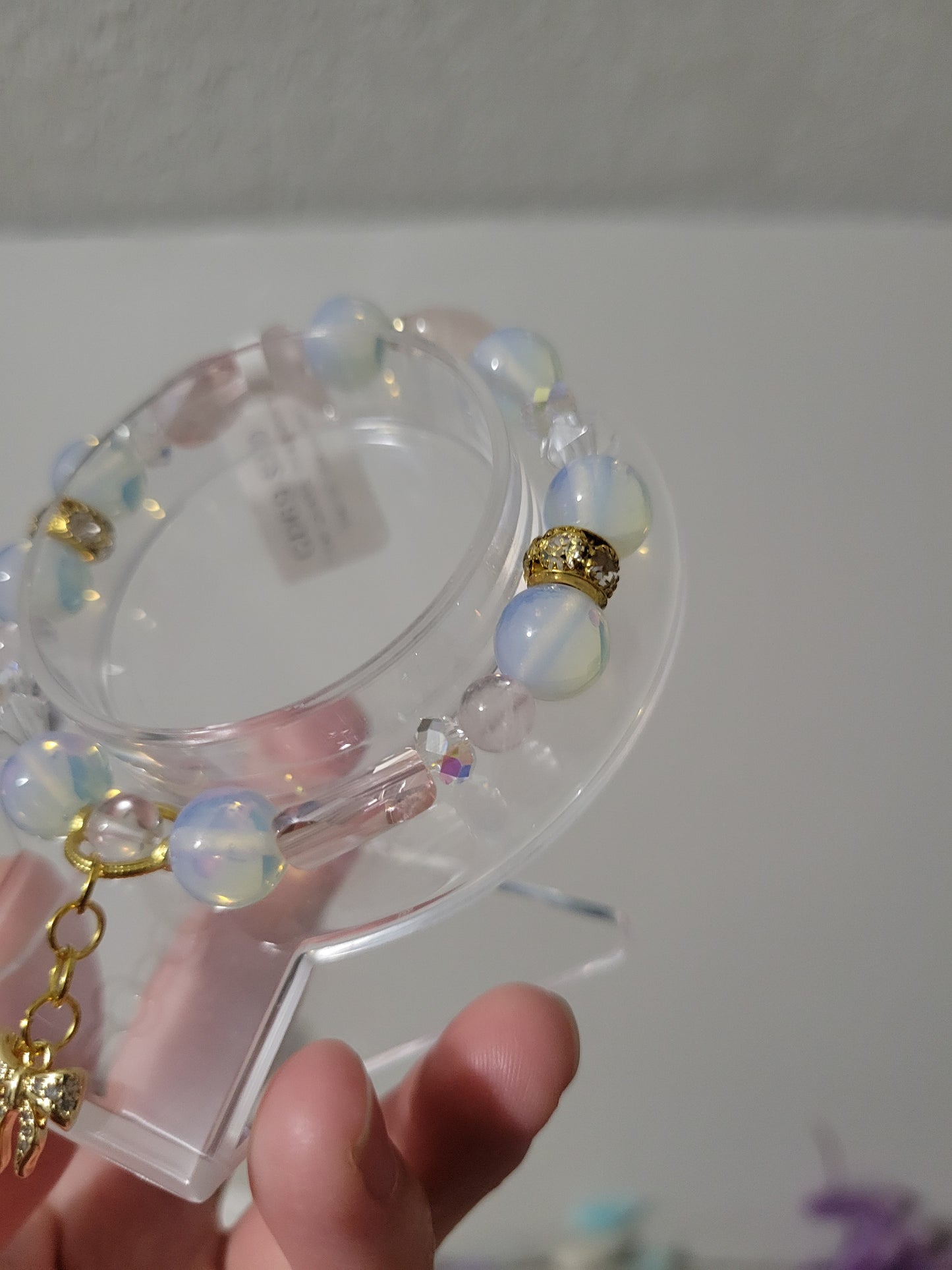 GD69 Clear Quartz, Opalite, and Rose Quartz Bracelet