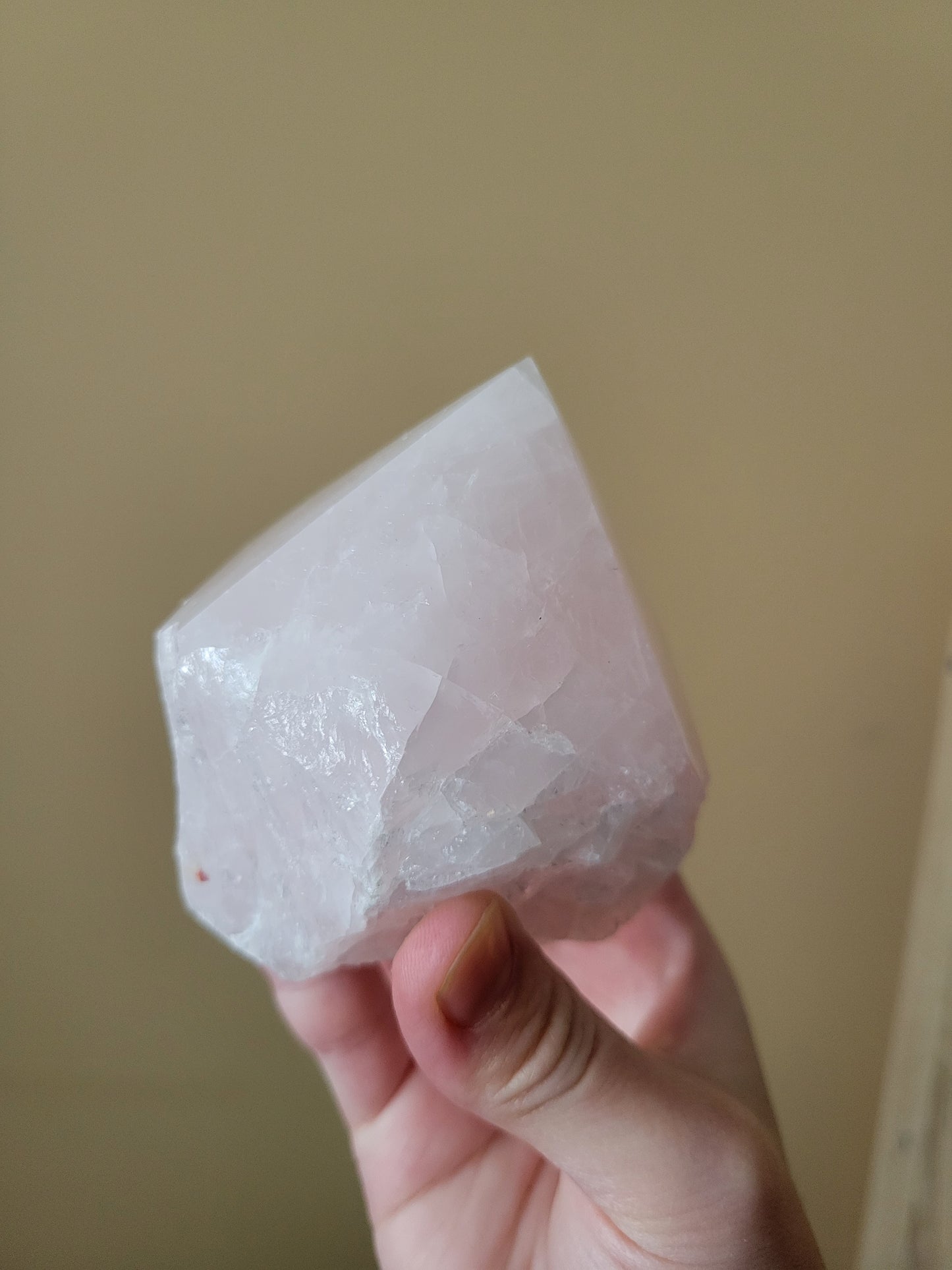 Top Polished Rose Quartz Point 21RQ