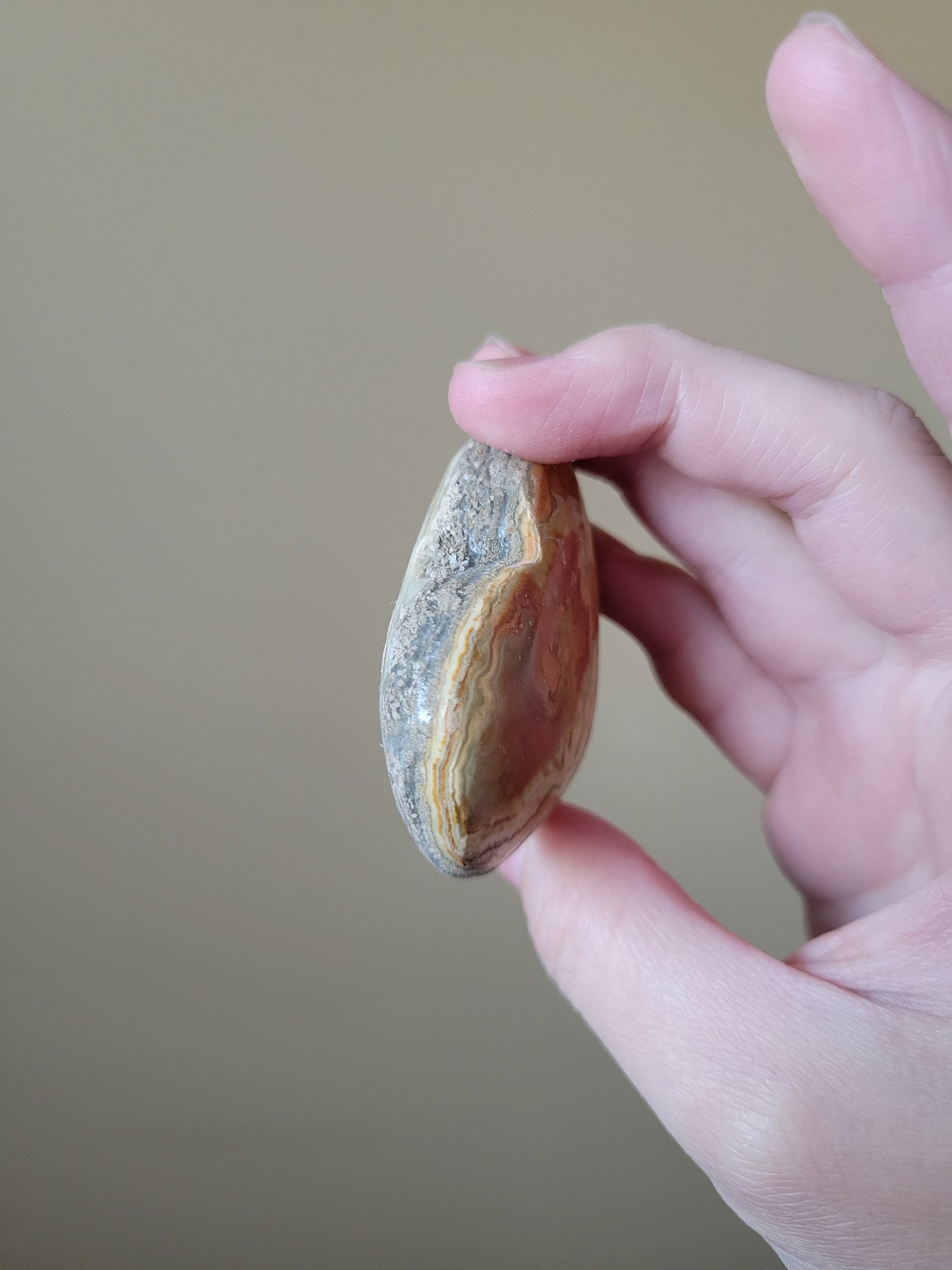 Small Bumblebee Jasper Heart Carving 20BJ