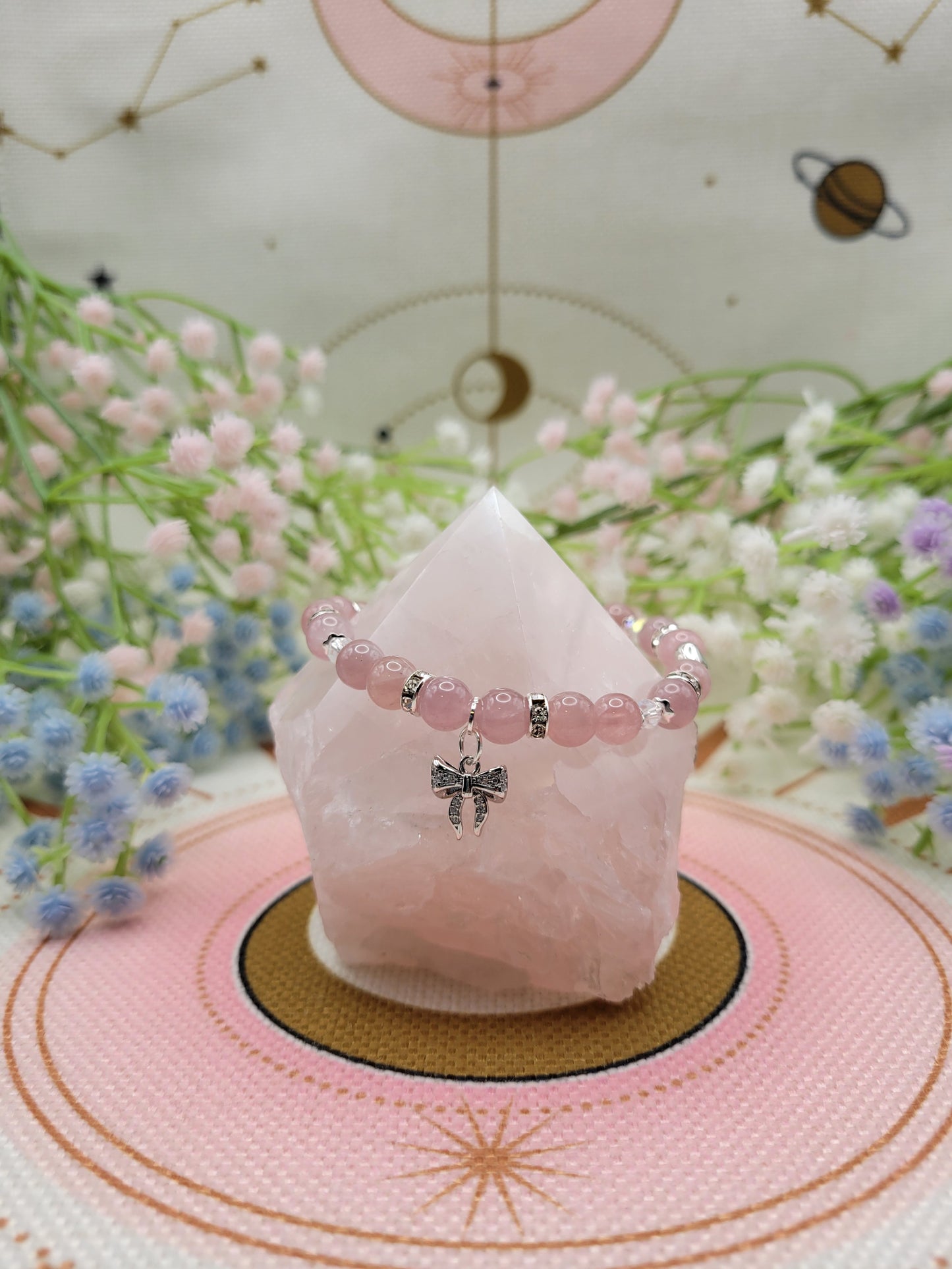 SV26 Lavender Rose Quartz Bracelet