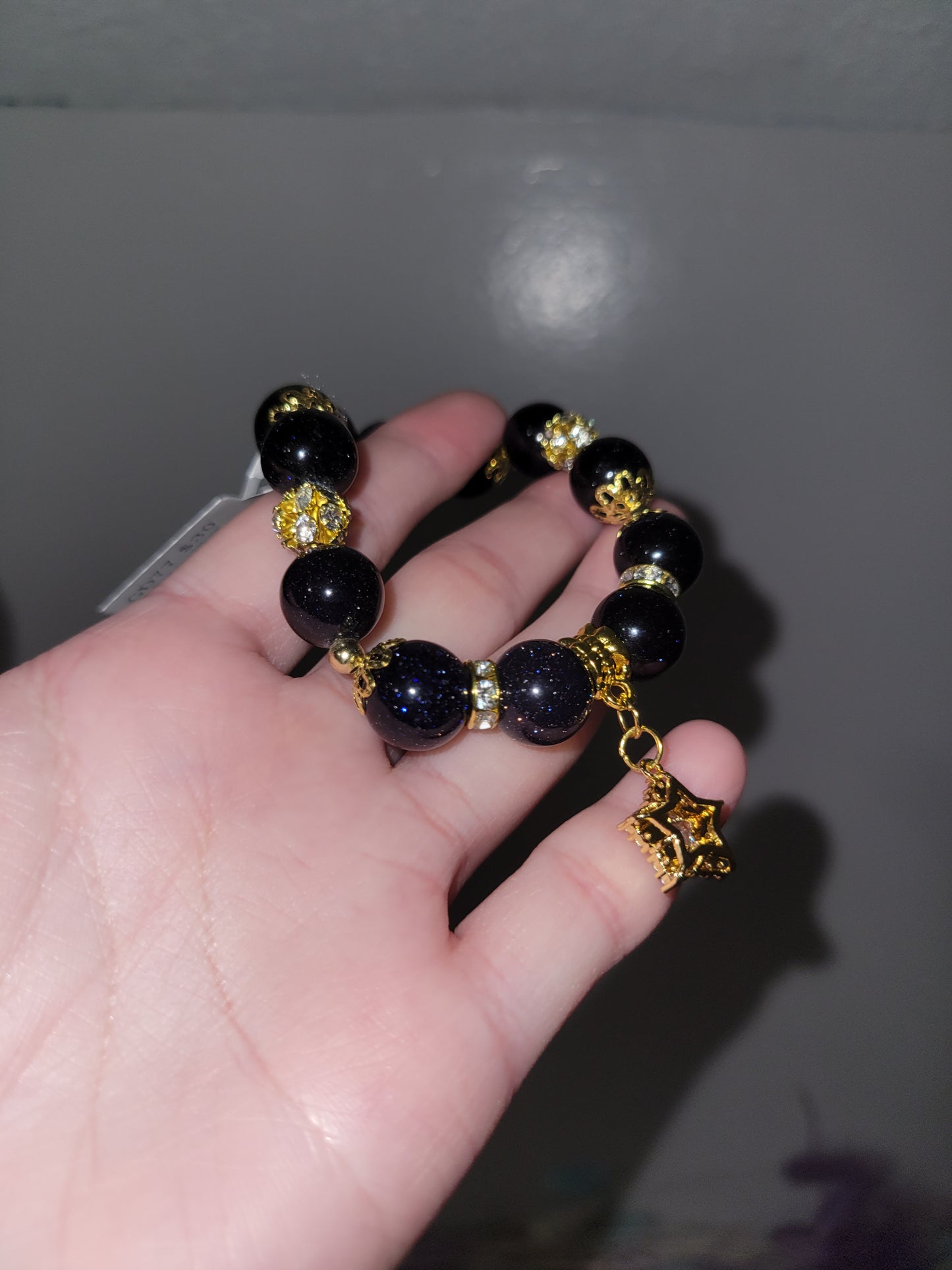 GD77 Blue Goldstone Bracelet