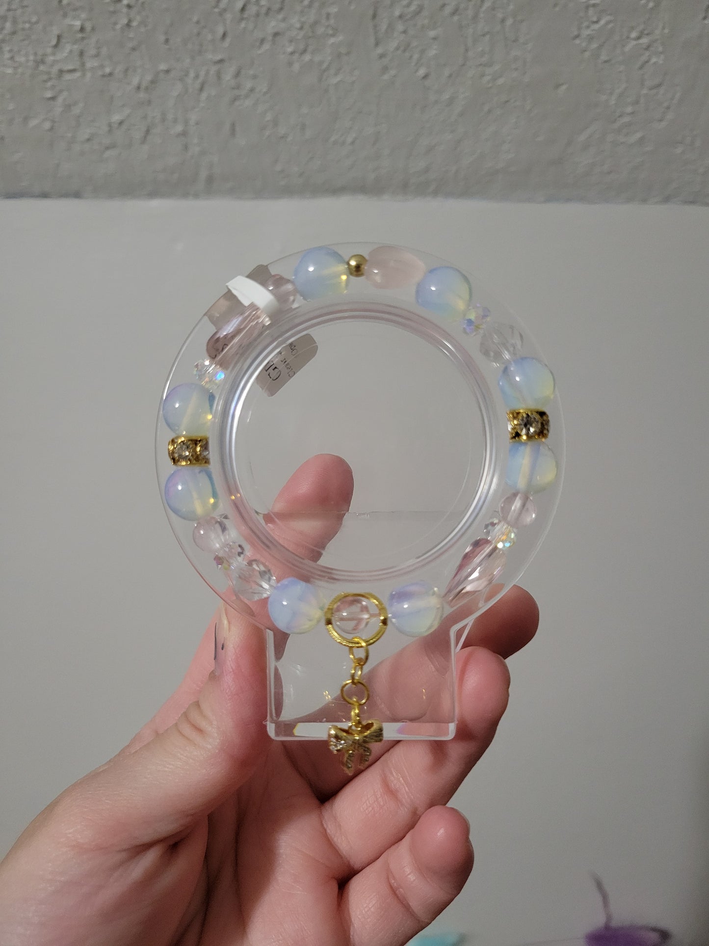 GD69 Clear Quartz, Opalite, and Rose Quartz Bracelet