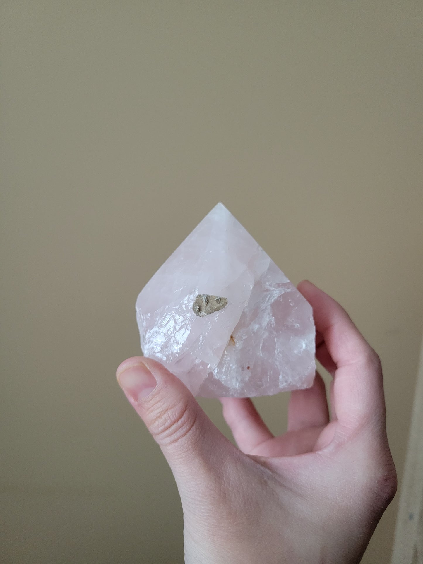 Top Polished Rose Quartz Point 21RQ