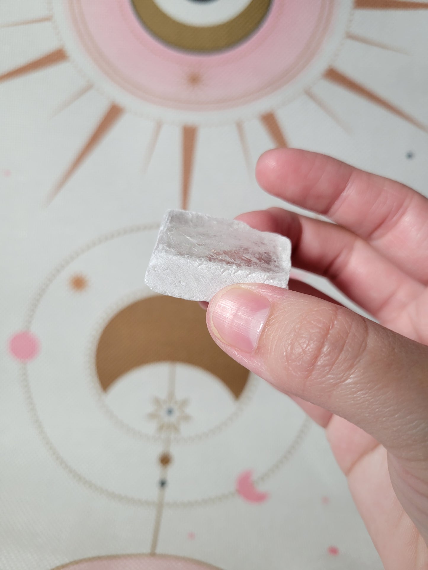 Small Raw Selenite Crystal Slab Piece 2SF