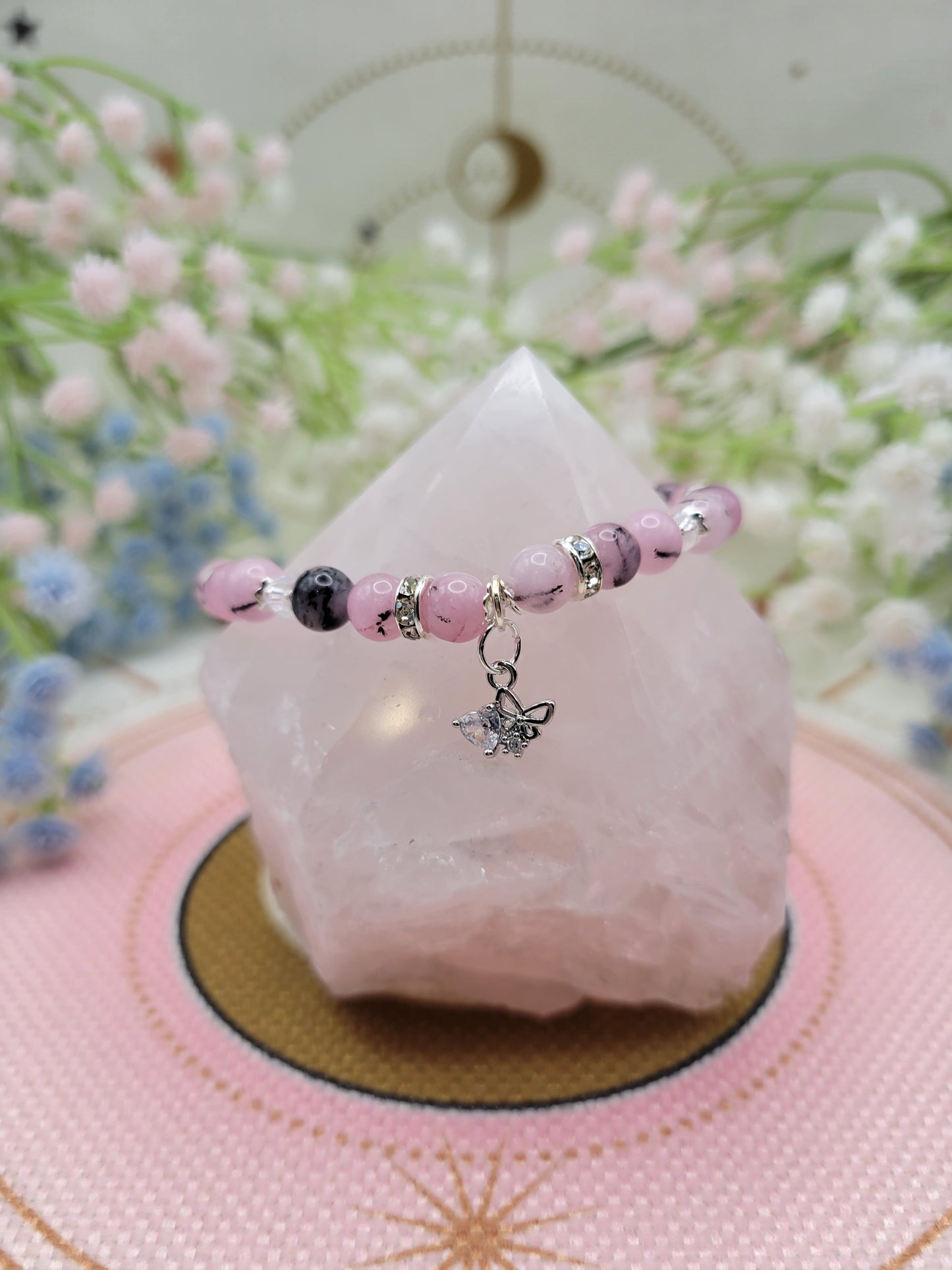 SV32 Icy Rhodonite Bracelet