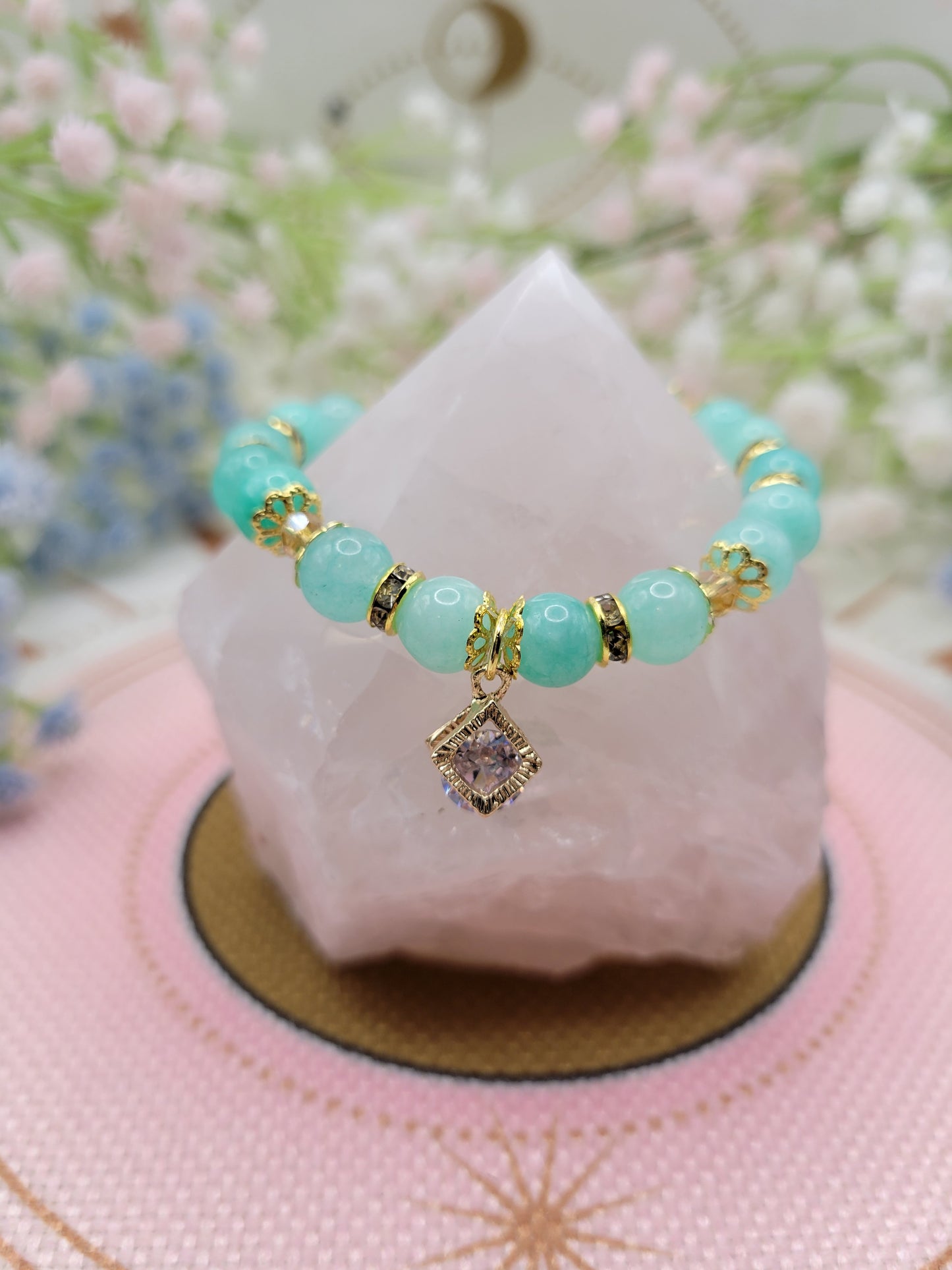 GD35 Emerald Green Chalcedony Bracelet