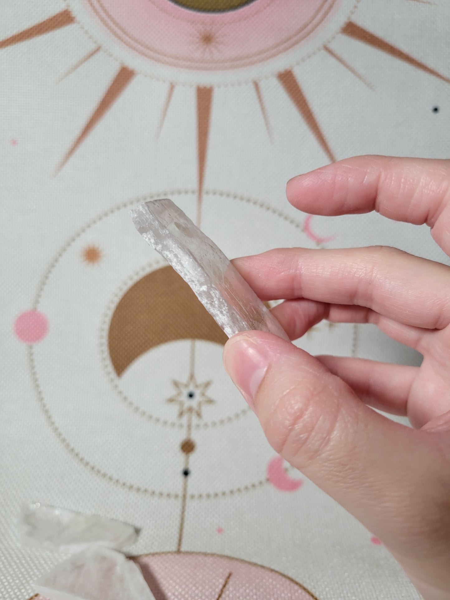 Raw Selenite Crystal Slab Piece 3SE